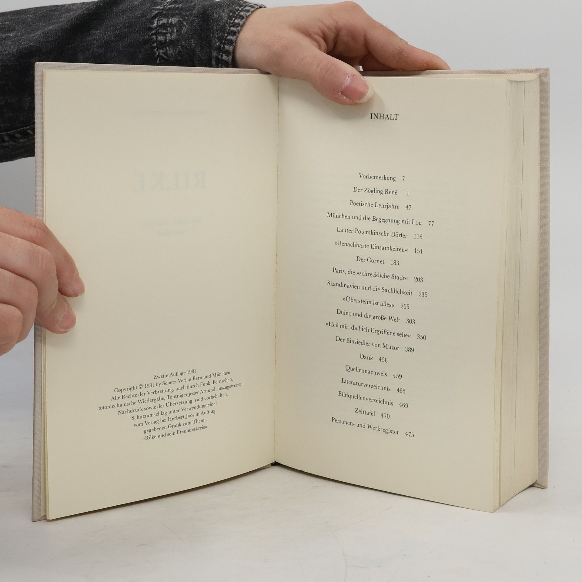 Wolfgang Leppmann Rilke Leben & Werk