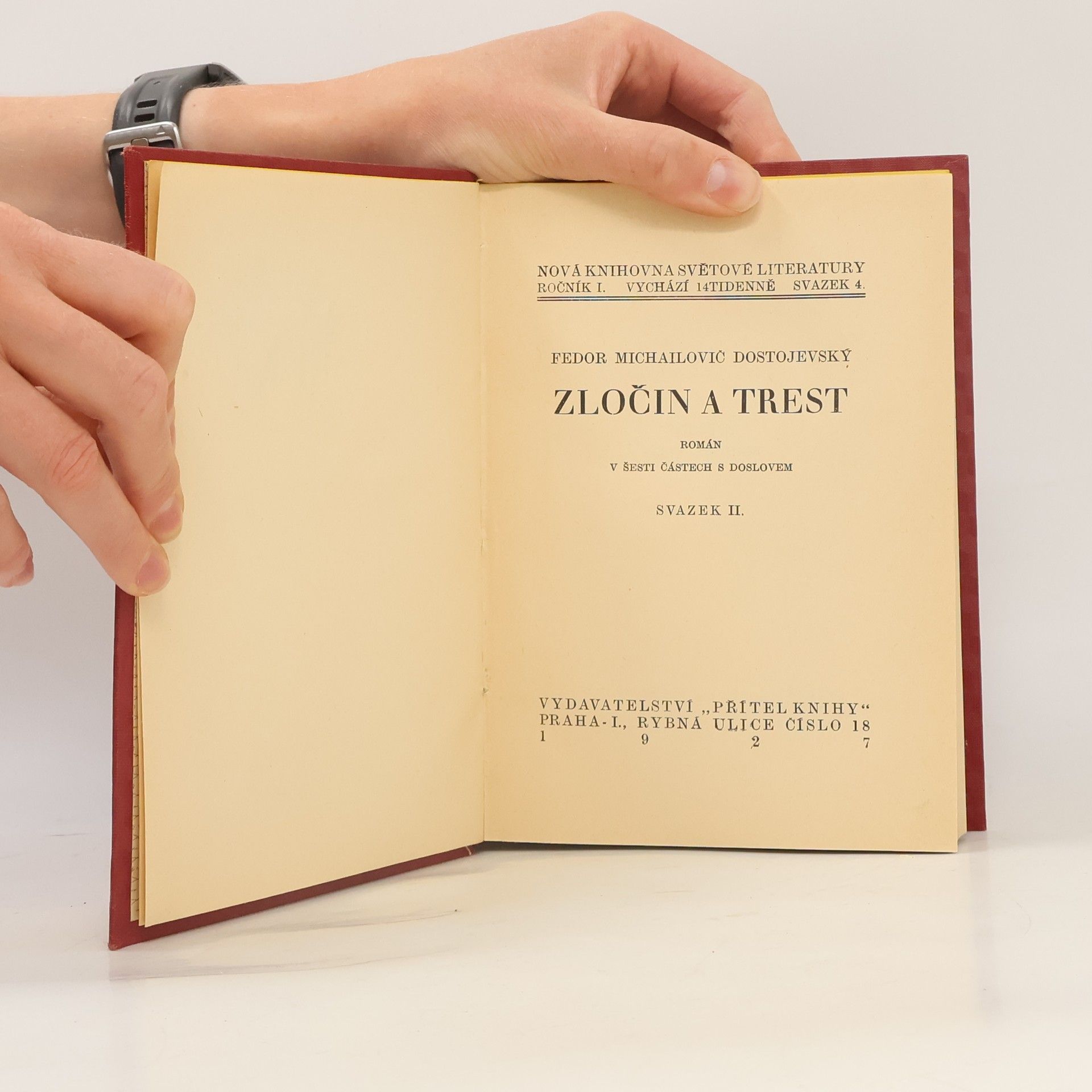 Fjodor Michajlovič Dostojevskij Zločin a trest II