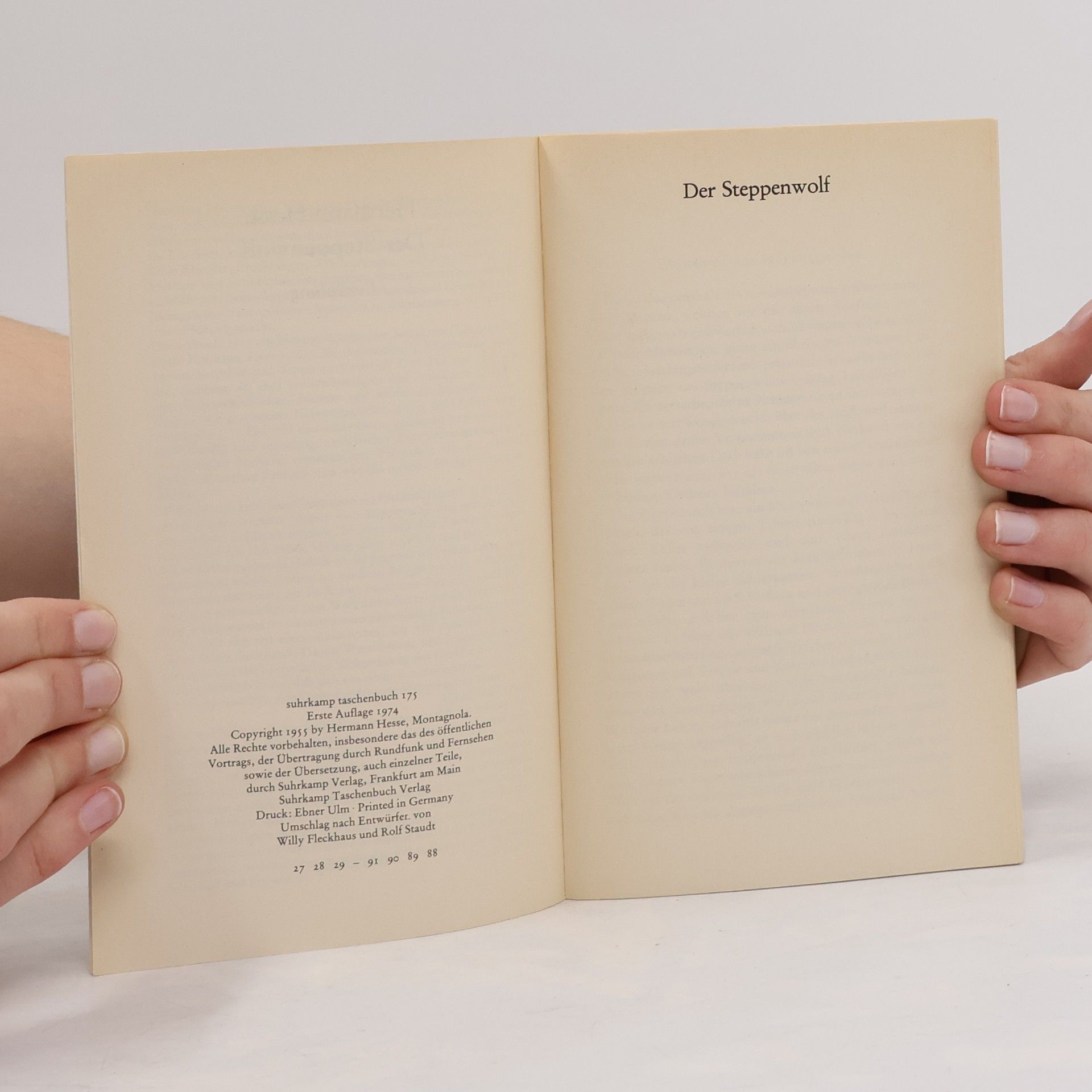 Hermann Hesse Der Steppenwolf