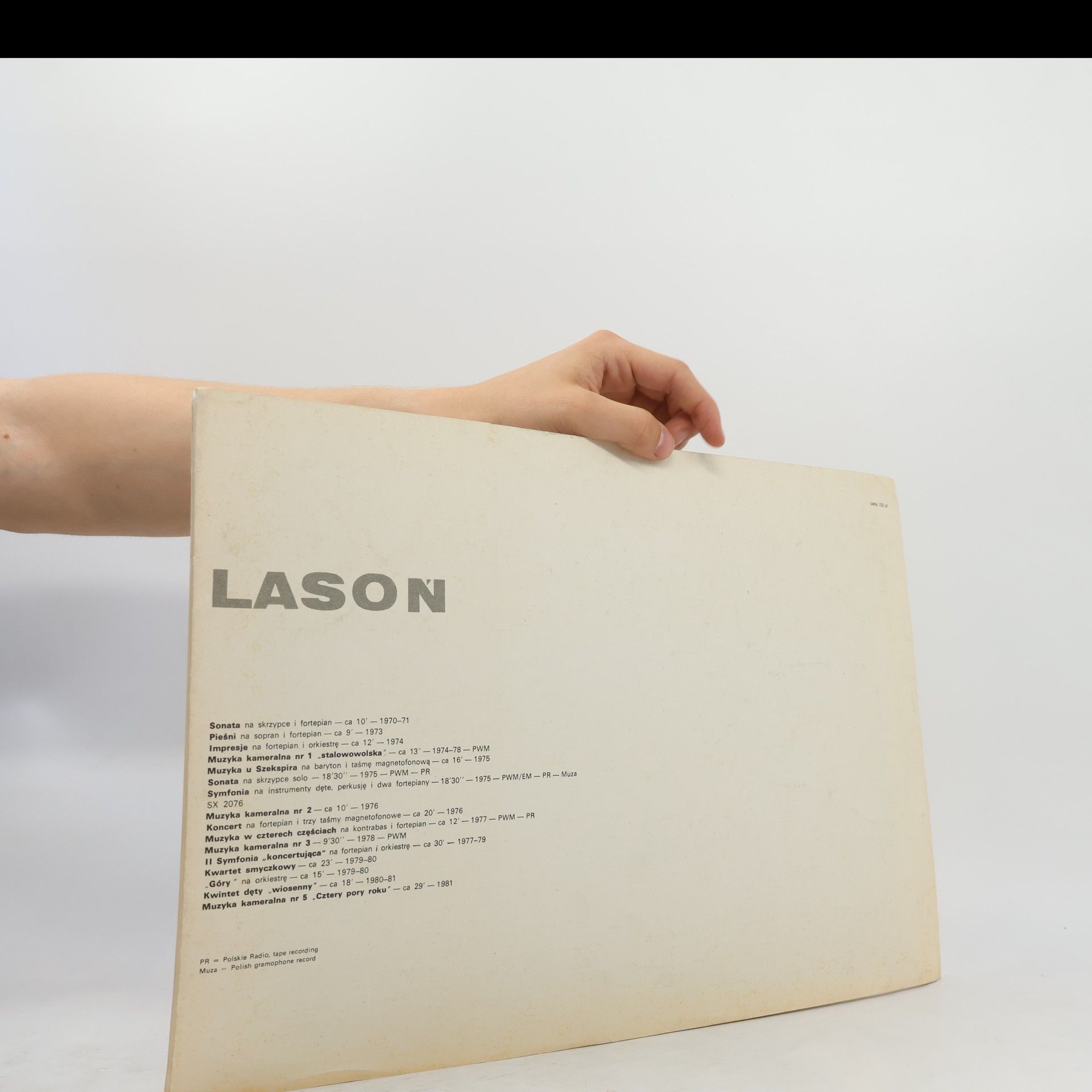 Aleksander Lasoń Chamber Music no. 1 "Stalowa Wola"