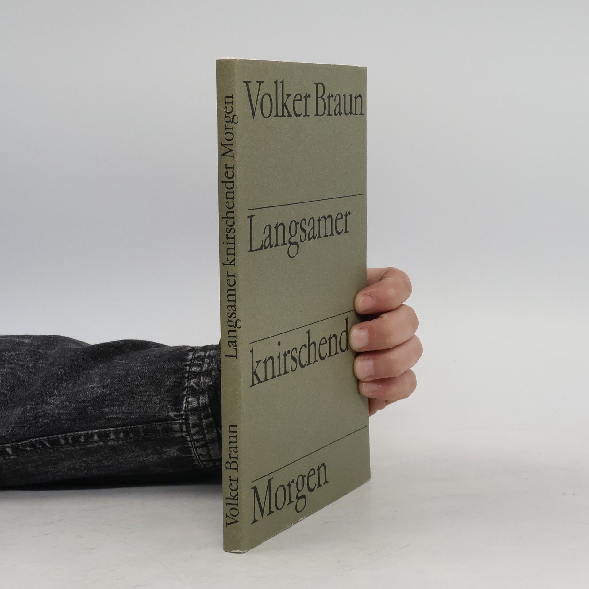 Volker Braun Langsam knirschender Morgen