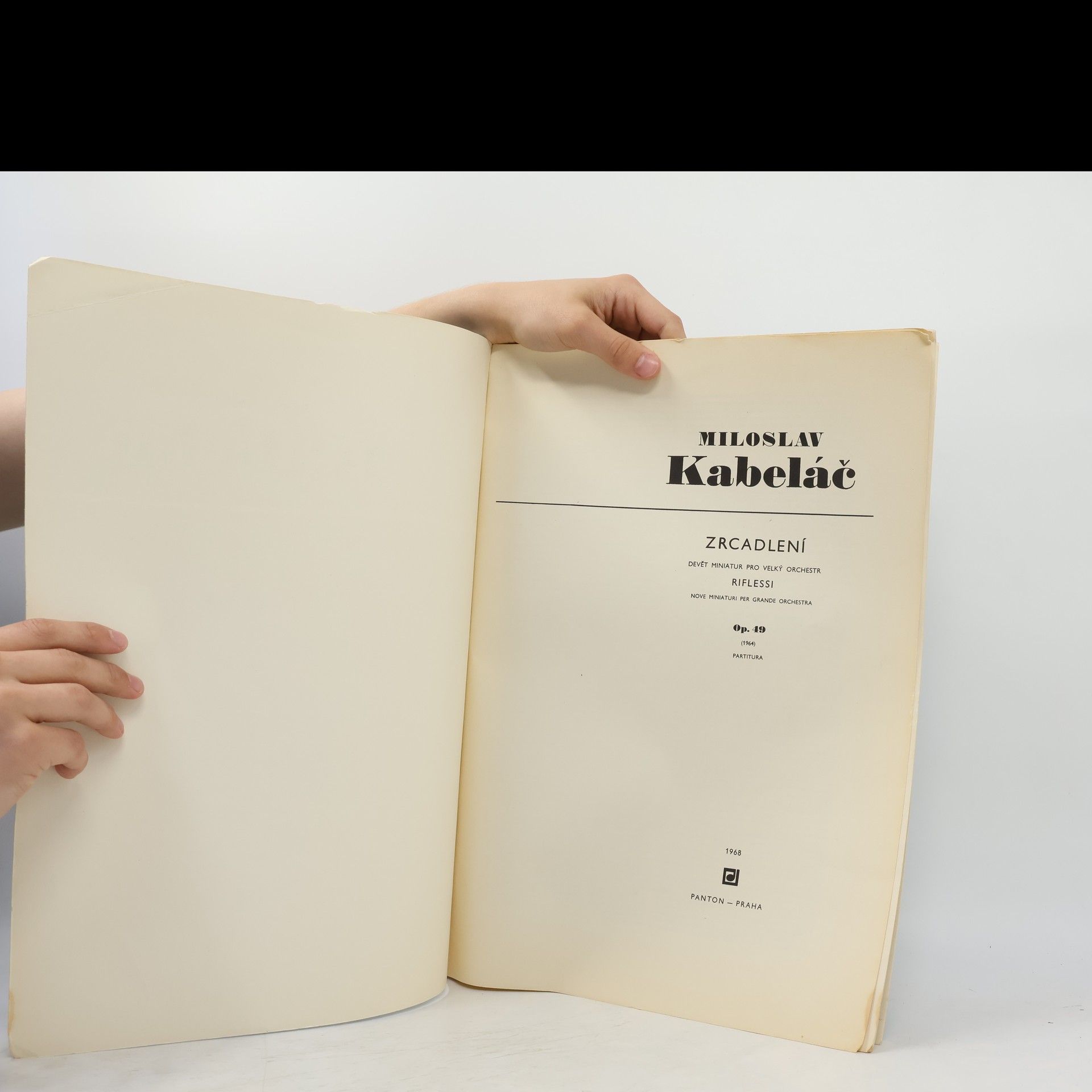 Miloslav Kabeláč Zrcadlení op. 49