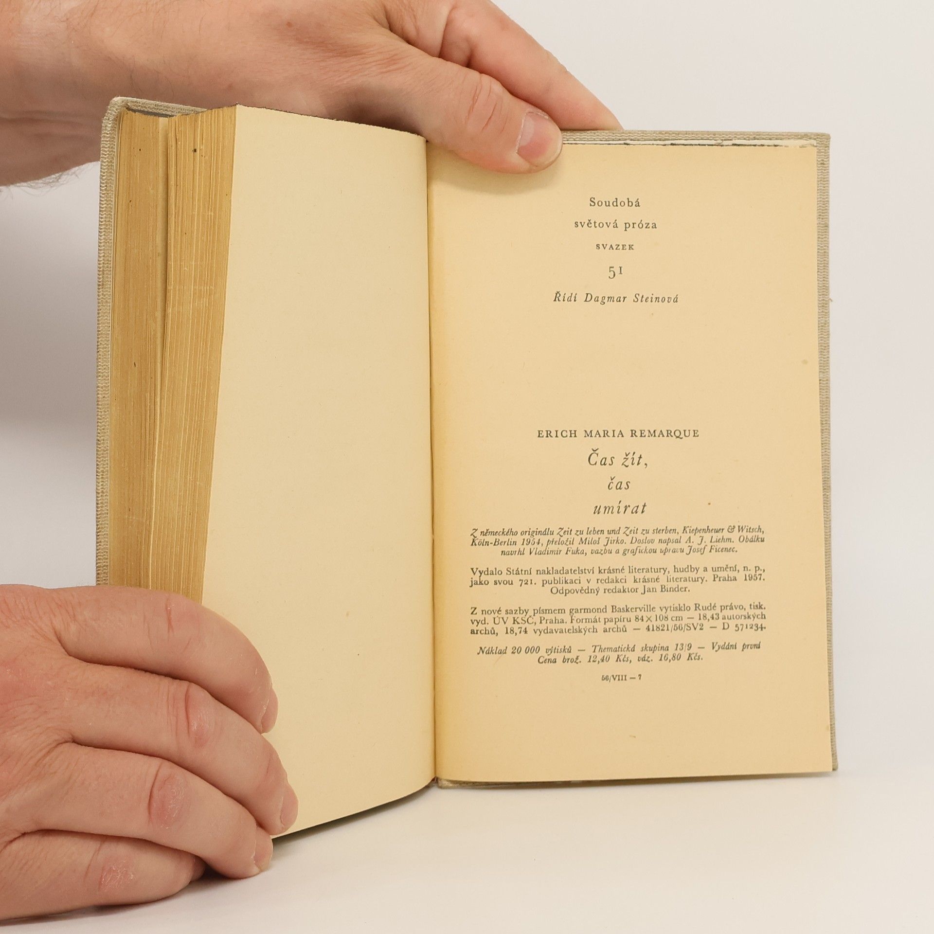 Erich Maria Remarque Čas žít, čas umírat