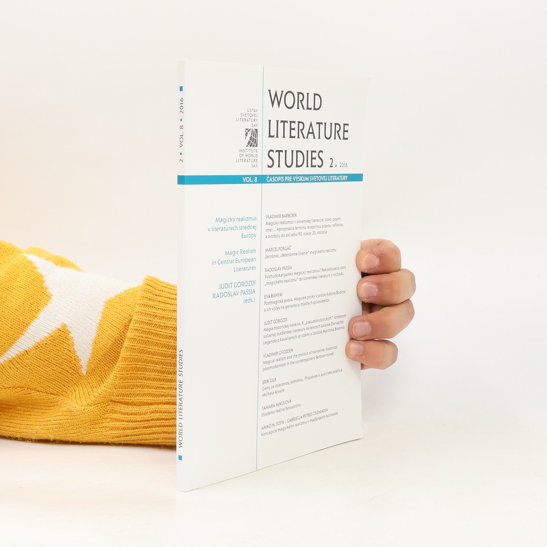 Auteurscollectief World Literature Studies 2/2016. Vol. 8