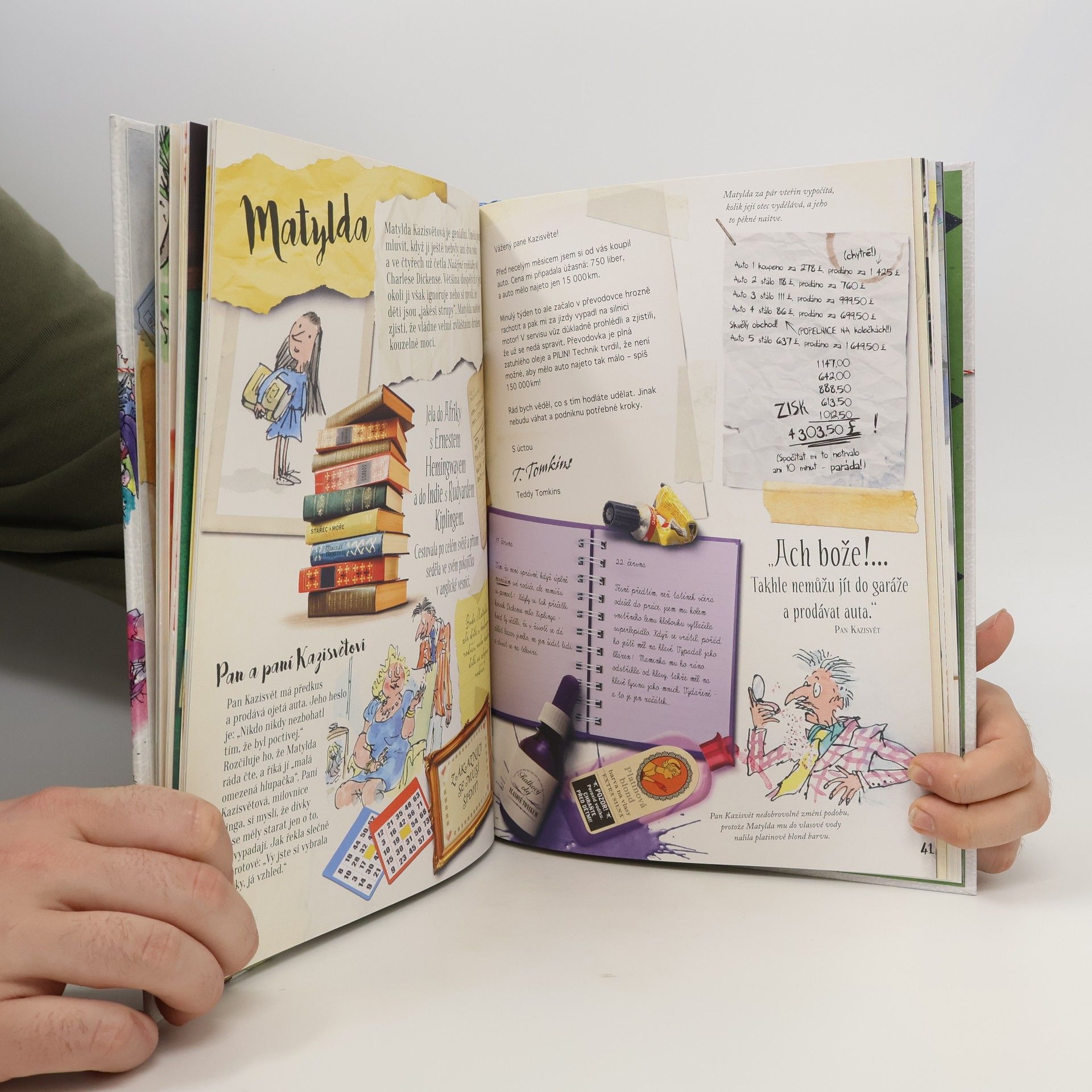 Quentin Blake Čarokrásnické světy Roalda Dahla