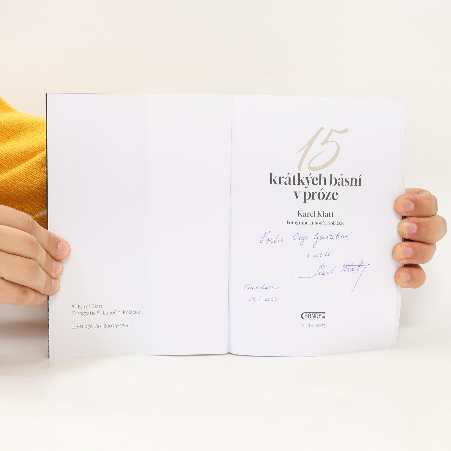 Karel Klatt 15 krátkých básní v próze