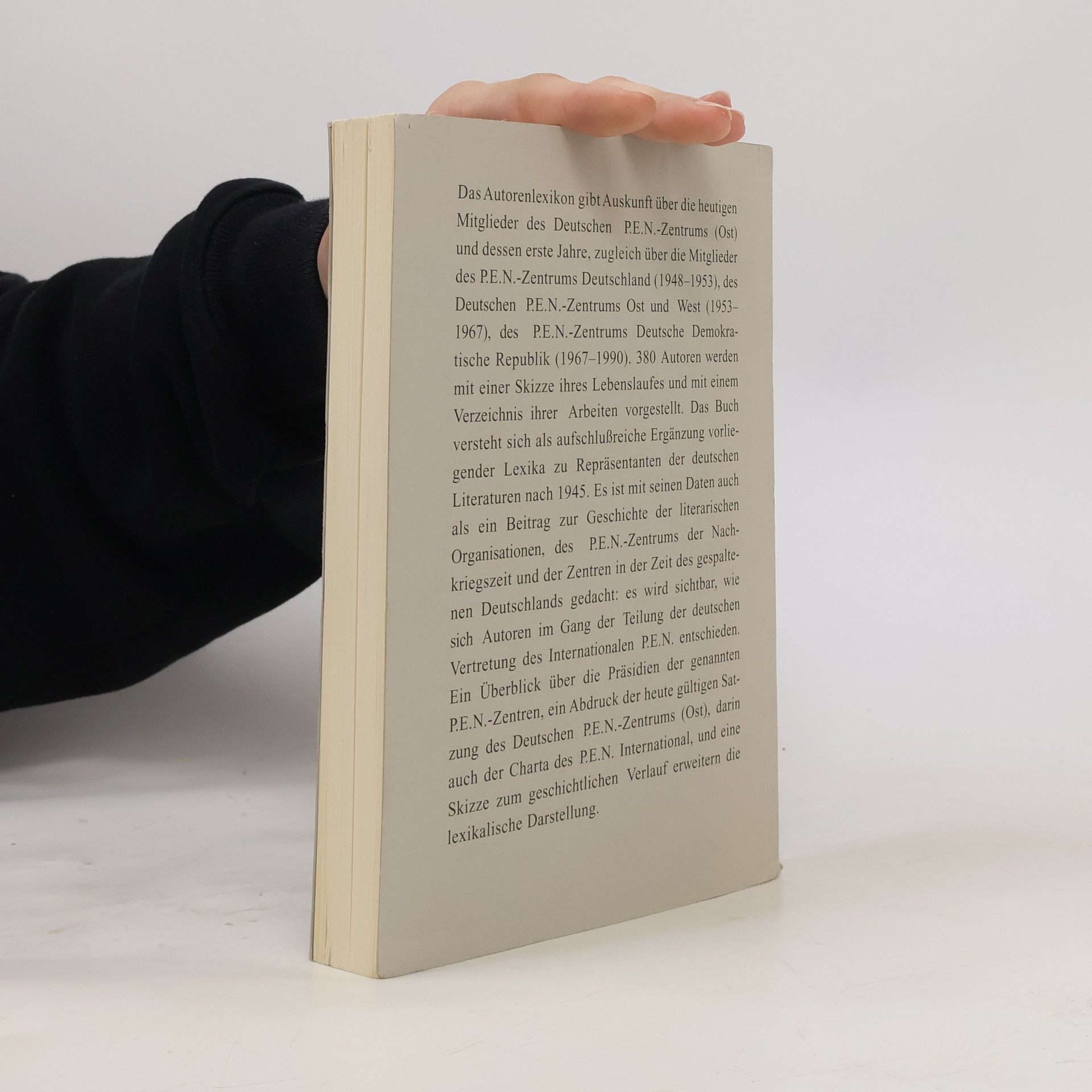 Collectif d'auteurs Autorenlexikon Deutsches P.E.N.-Zentrum (Ost)