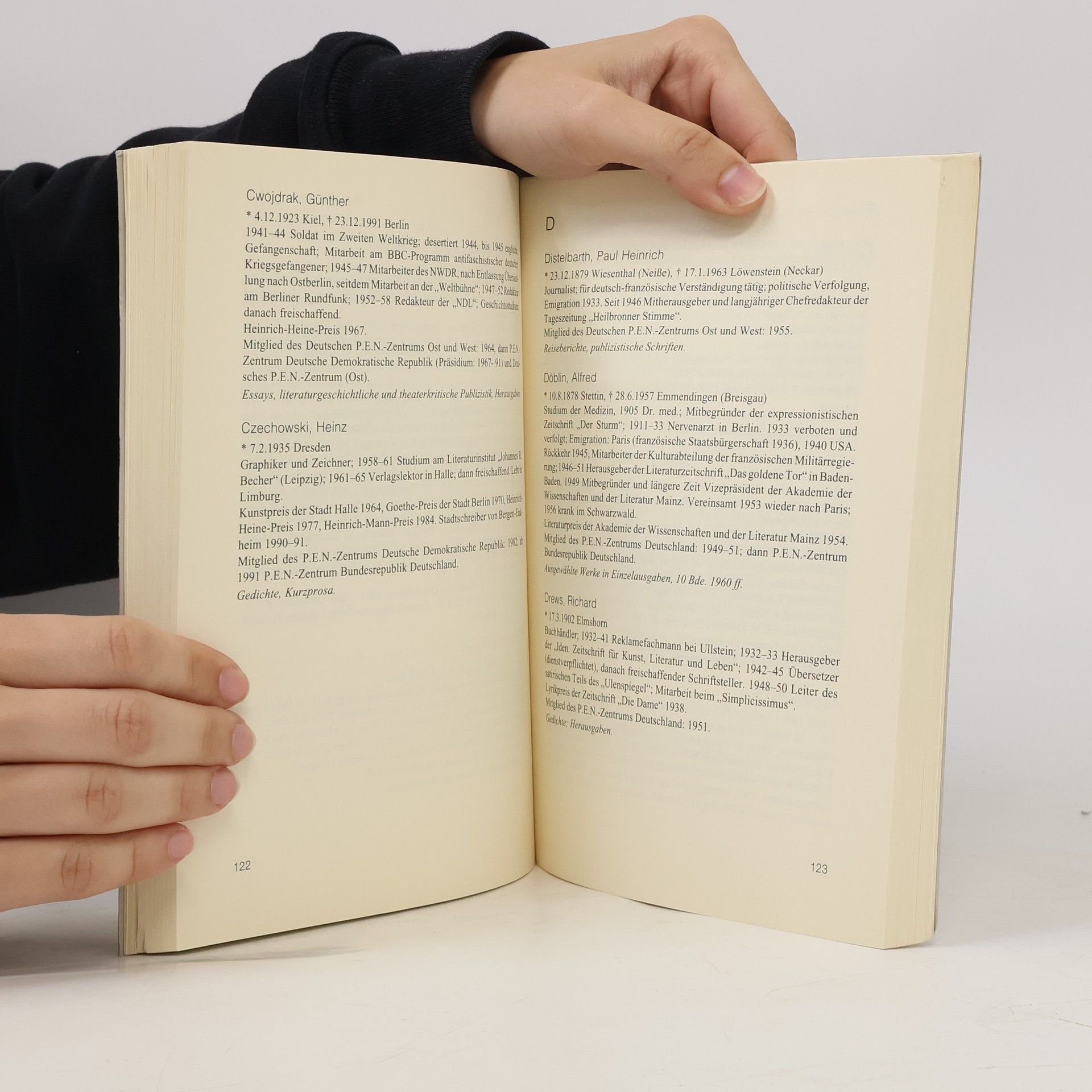 Collectif d'auteurs Autorenlexikon Deutsches P.E.N.-Zentrum (Ost)