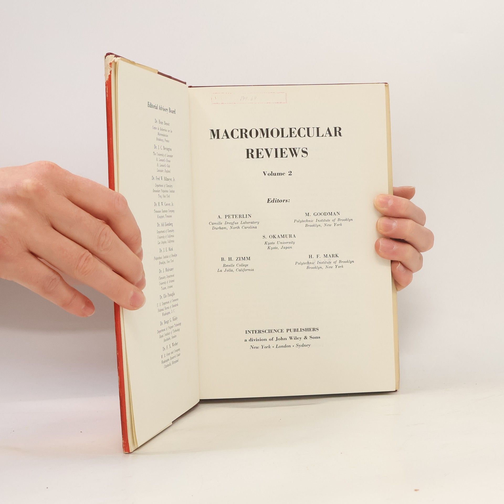 Autorenkollektiv Macromolecular Reviews 2