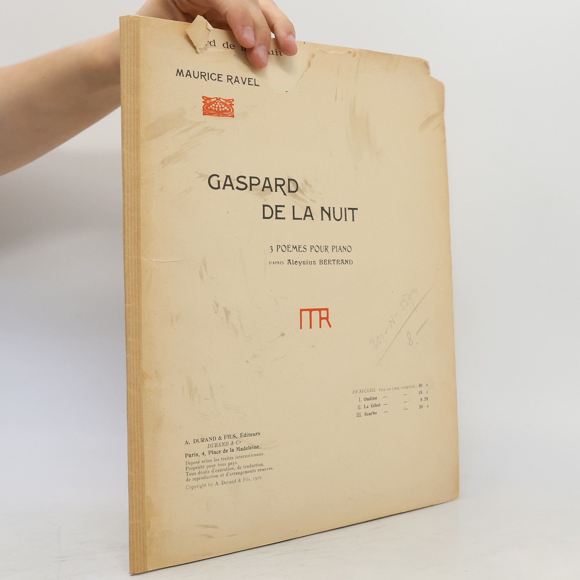 Maurice Ravel Gaspard de la nuit