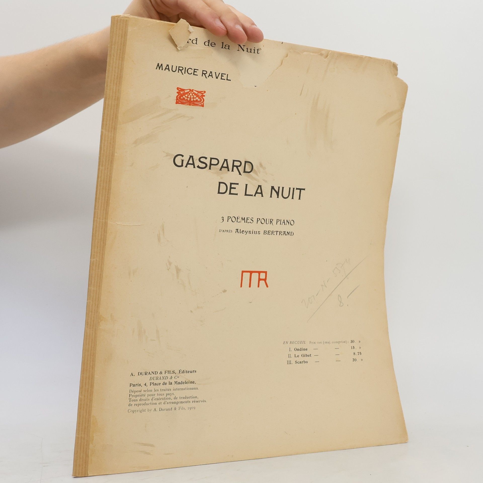 Maurice Ravel Gaspard de la nuit