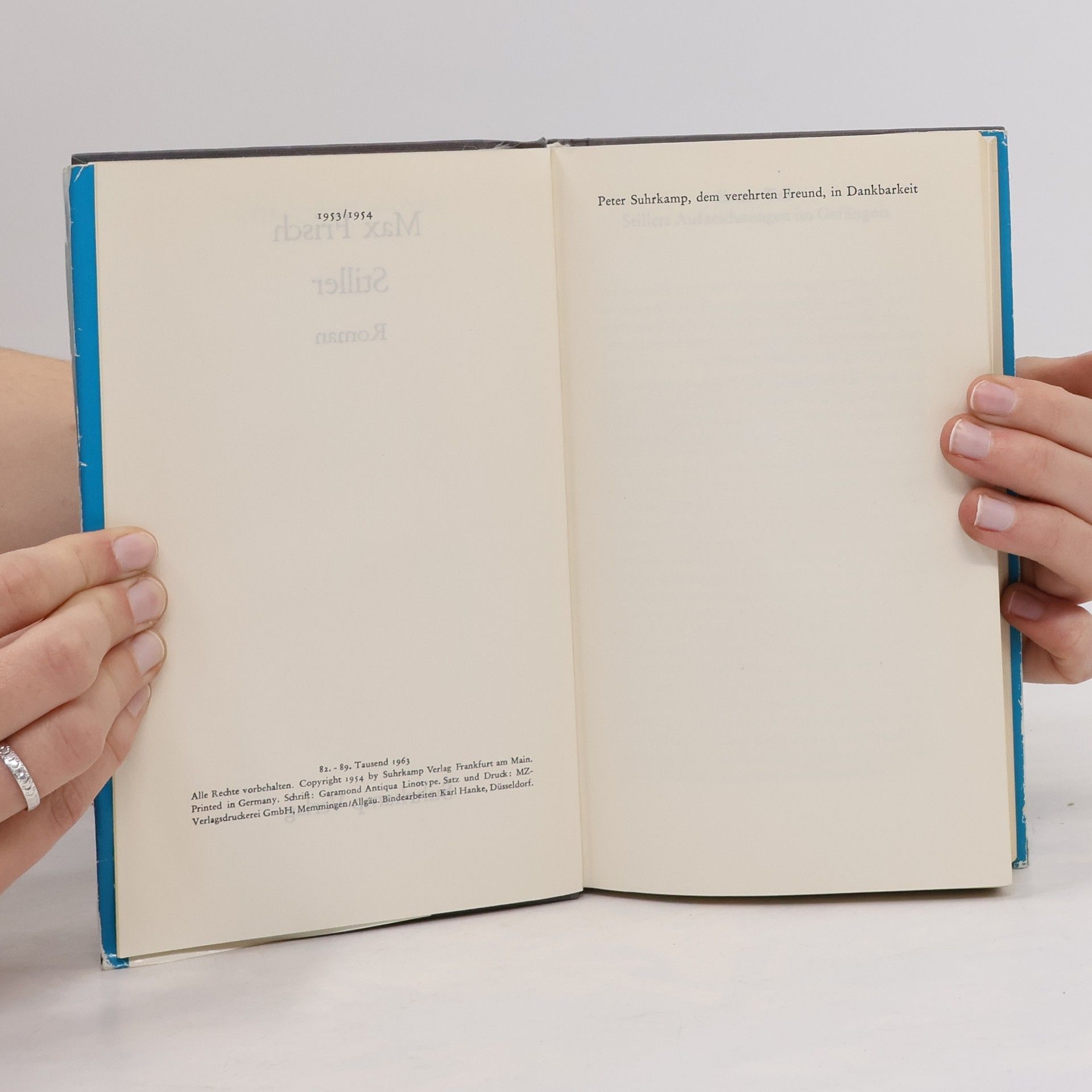 Max Frisch Stiller