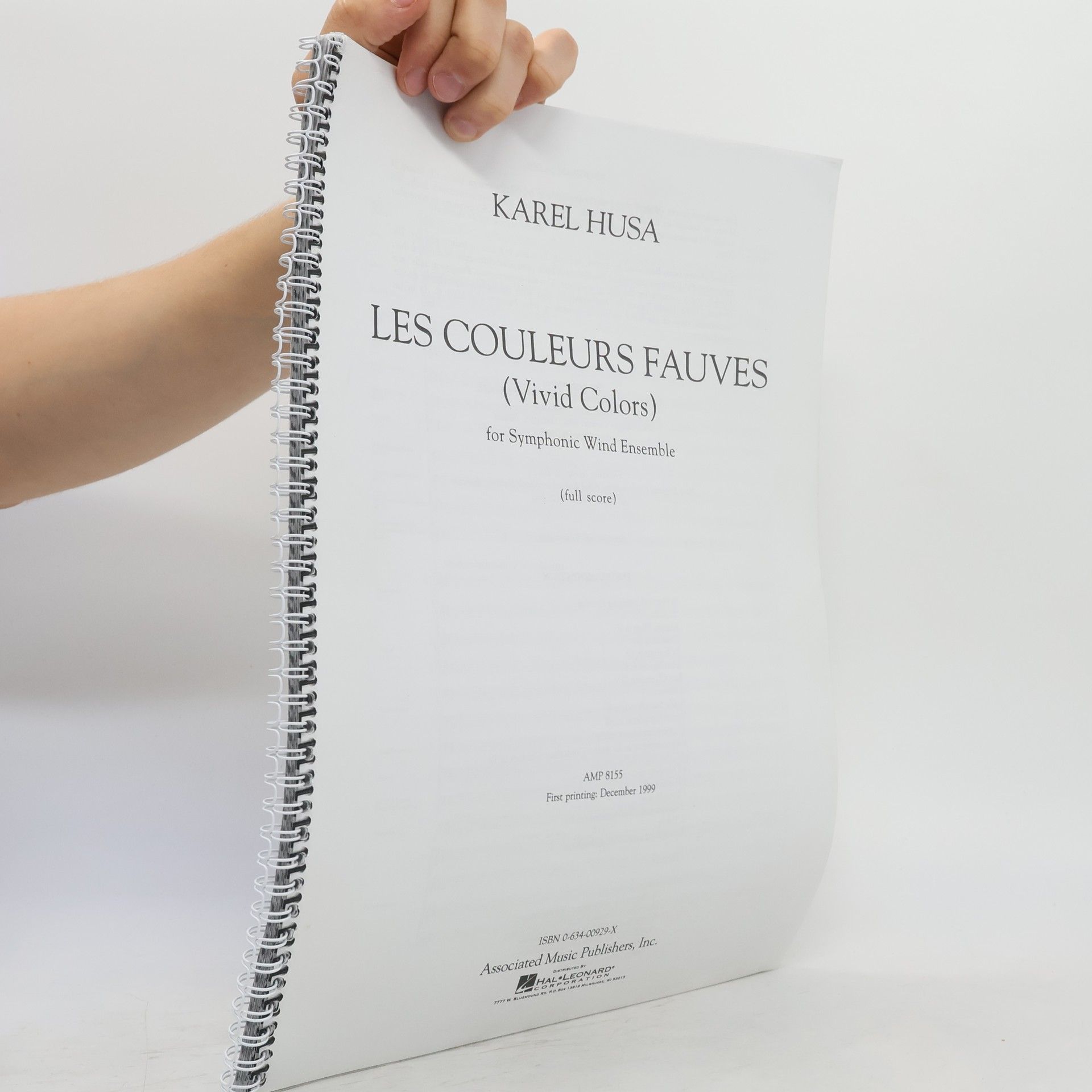 Karel Husa Les Couleurs Fauves