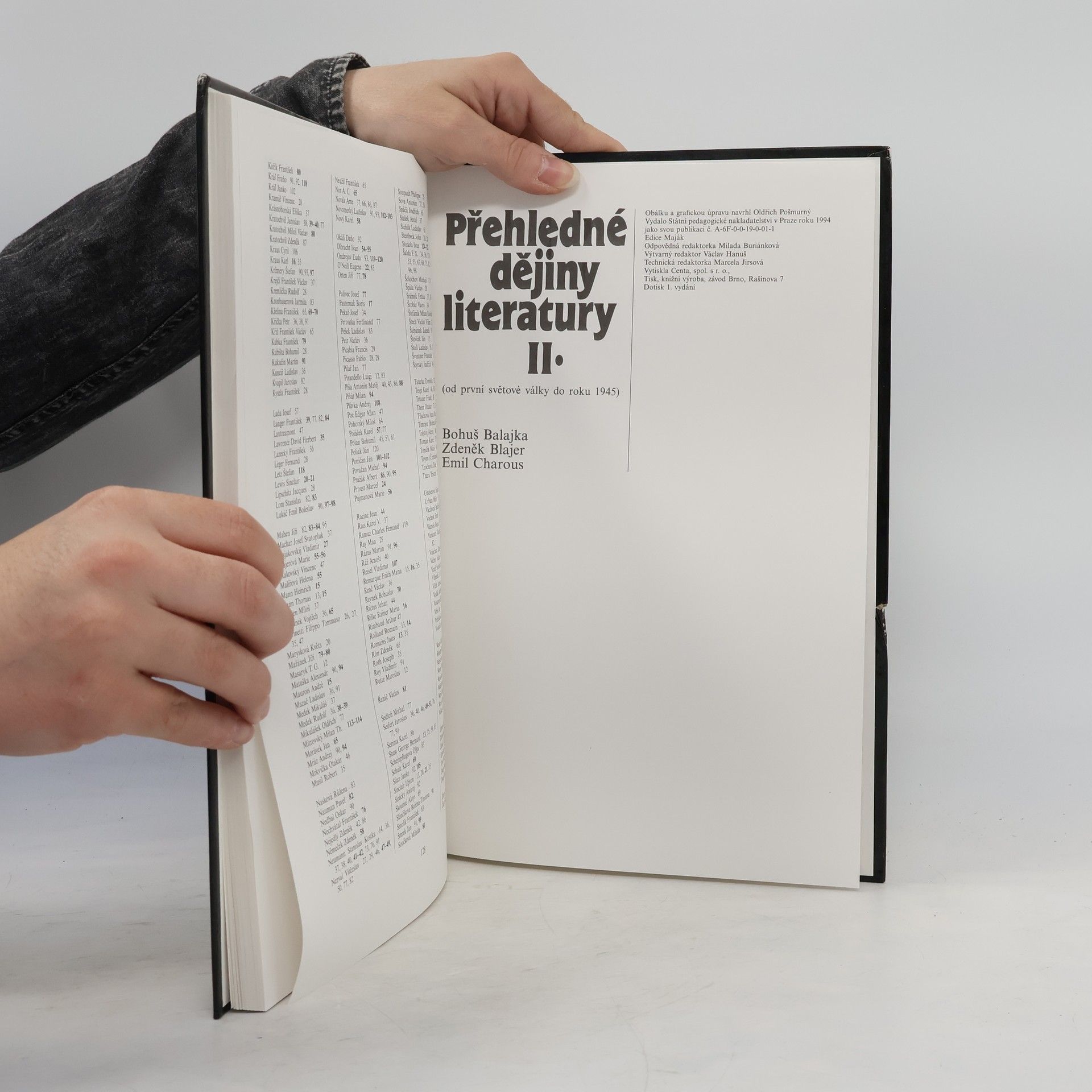 Bohuš Balajka Přehledné dějiny literatury II.