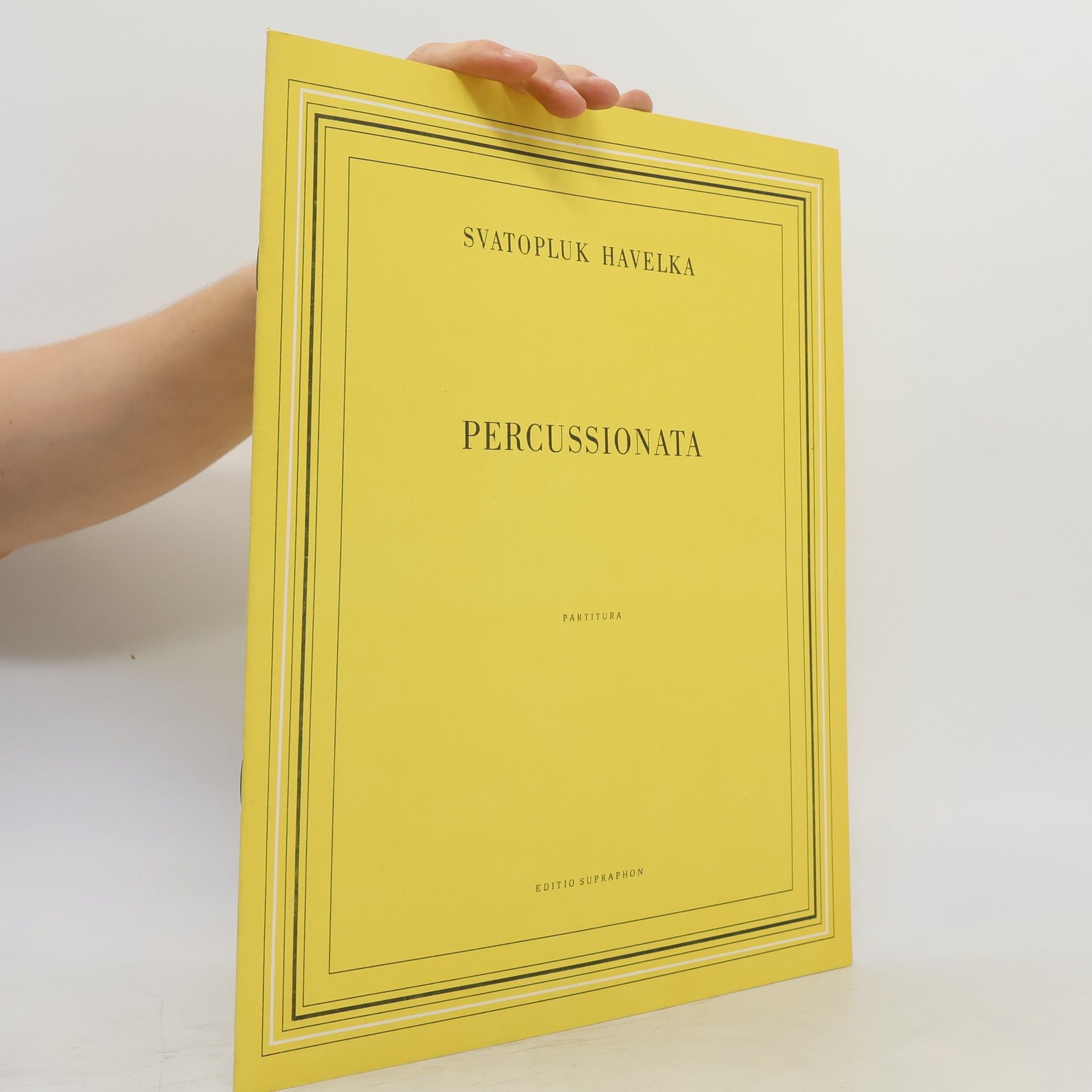 Percussionata pro čtyři hráče na bicí nástroje. Percussionata per quattro suonatori degli strumenti a percussione