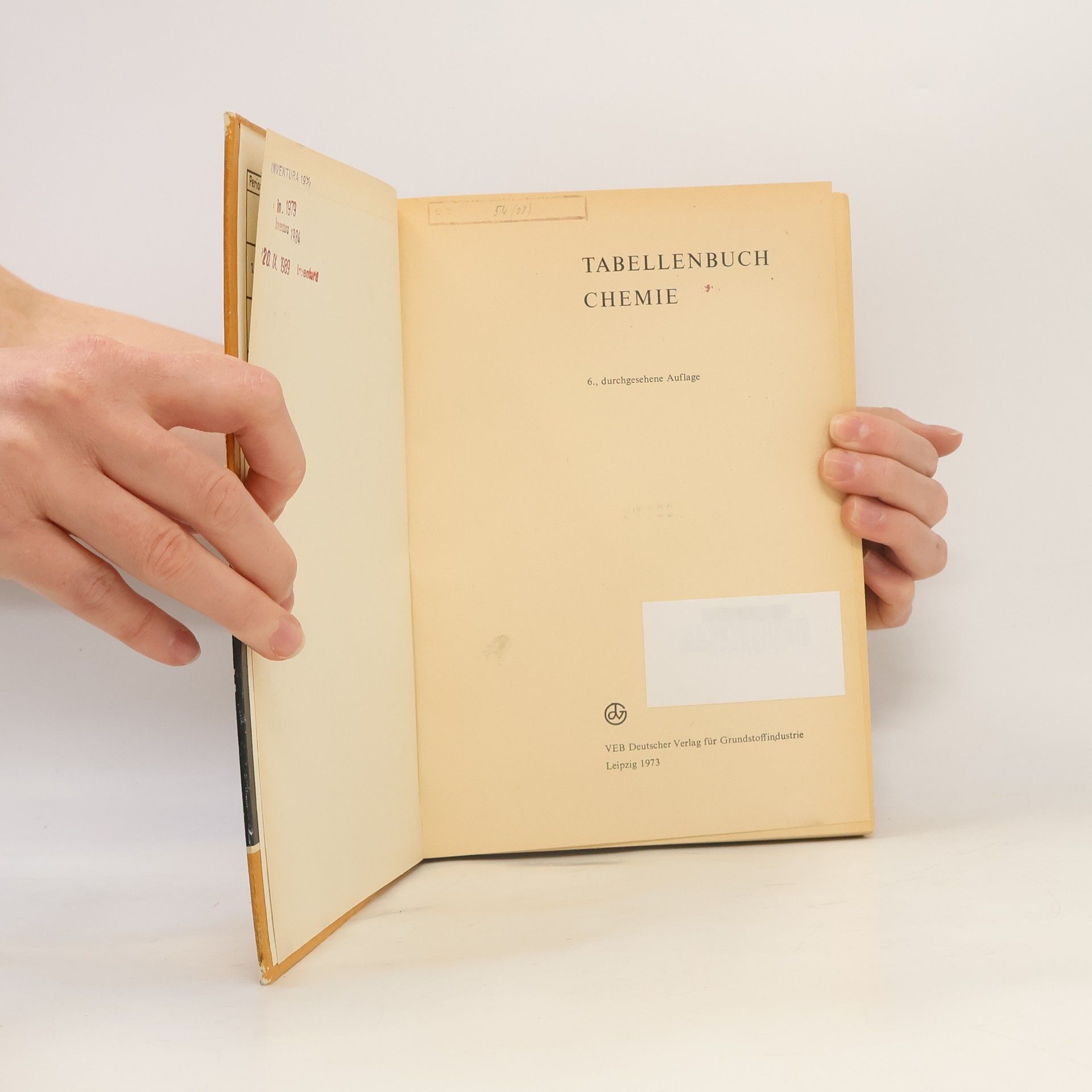 Autorenkollektiv Tabellenbuch Chemie