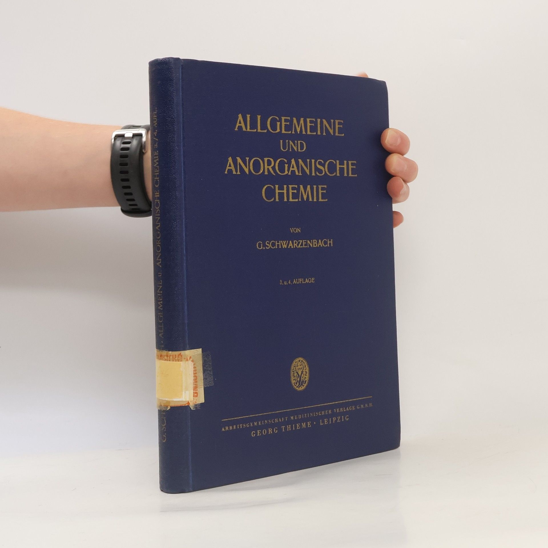 Gerold Schwarzenbach  Allgemeine und Anorganische Chemie