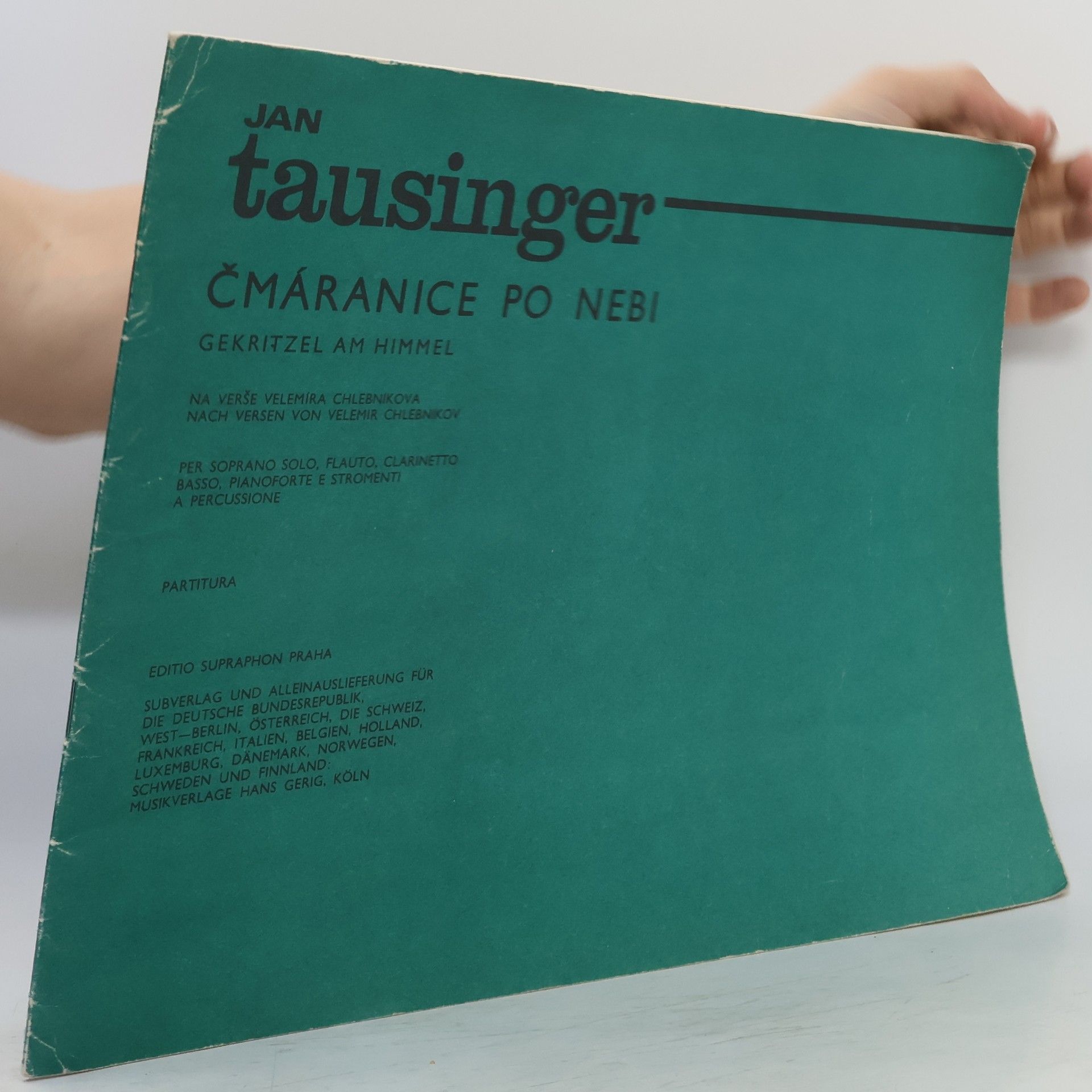 Jan Tausinger Čmáranice po nebi (Gekritzel am Himmel)