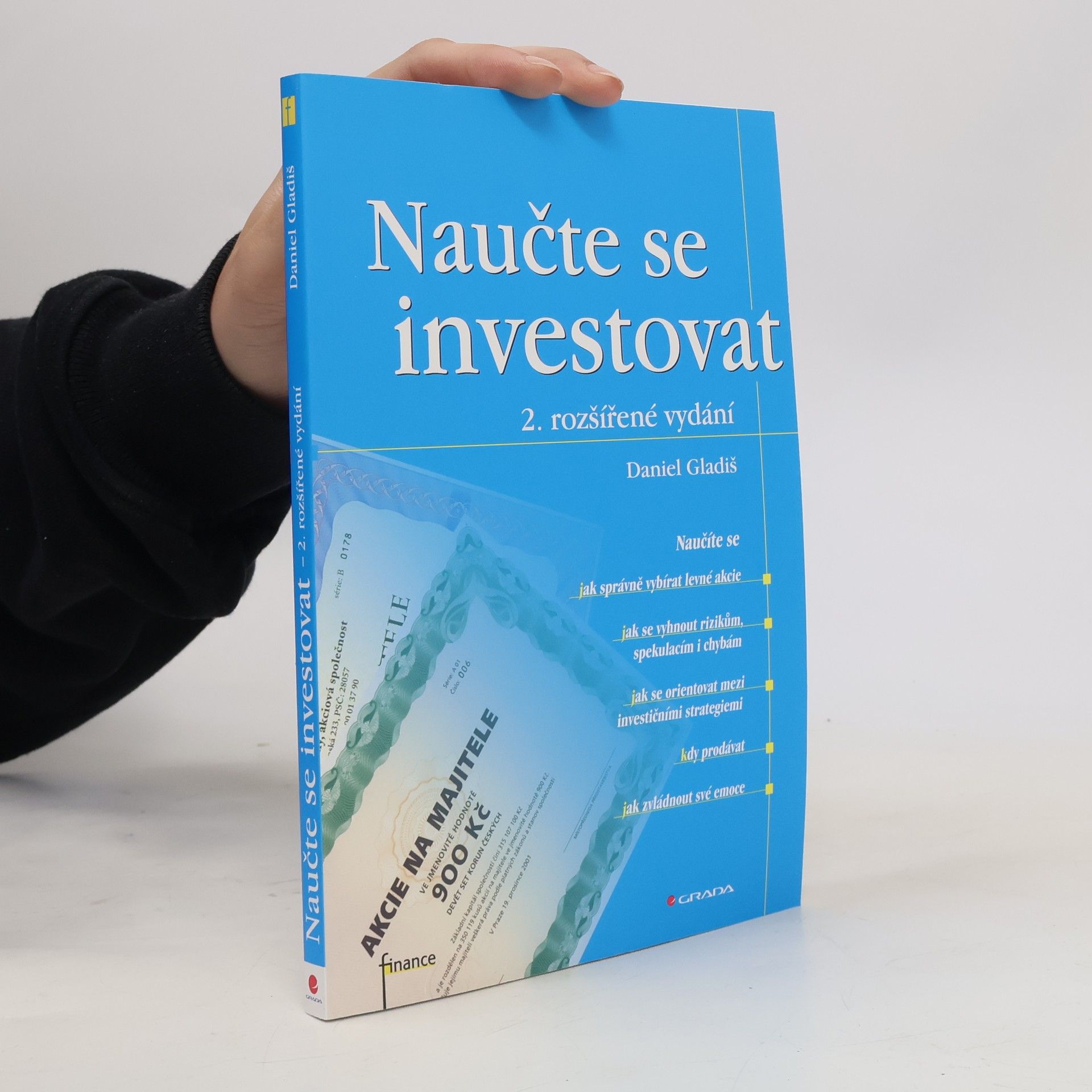 Daniel Gladiš Naučte se investovat, 2., rozšířené vydání