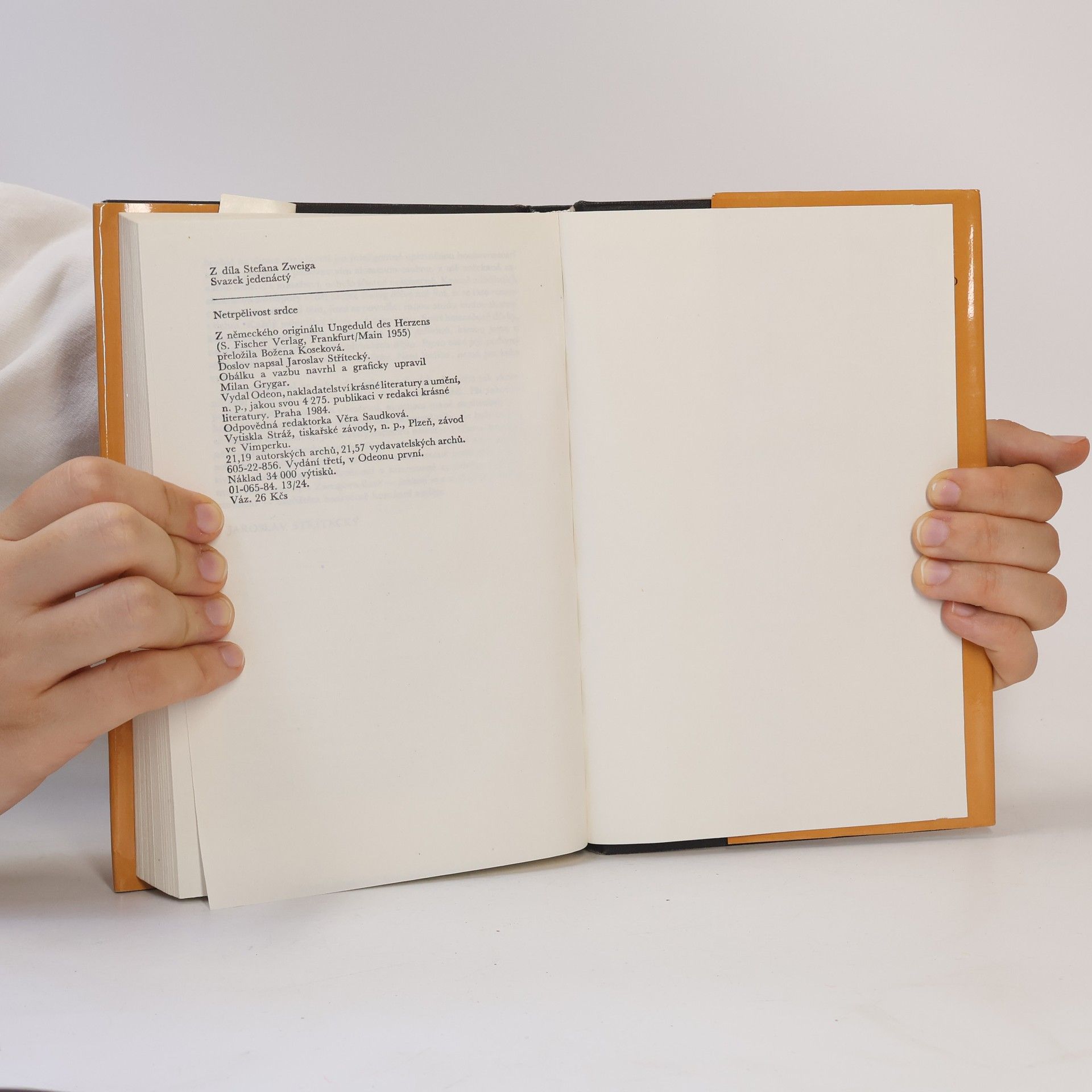 Stefan Zweig Netrpělivost srdce