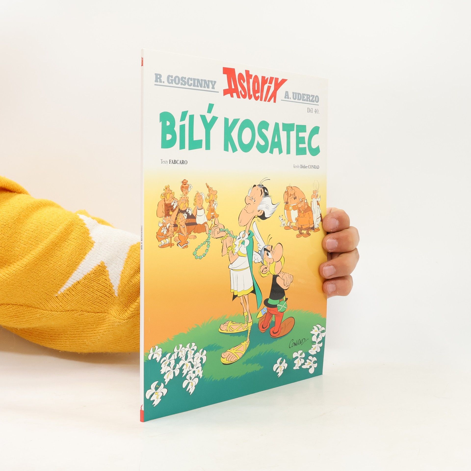 Fabcaro Asterix 40 - Bílý kosatec