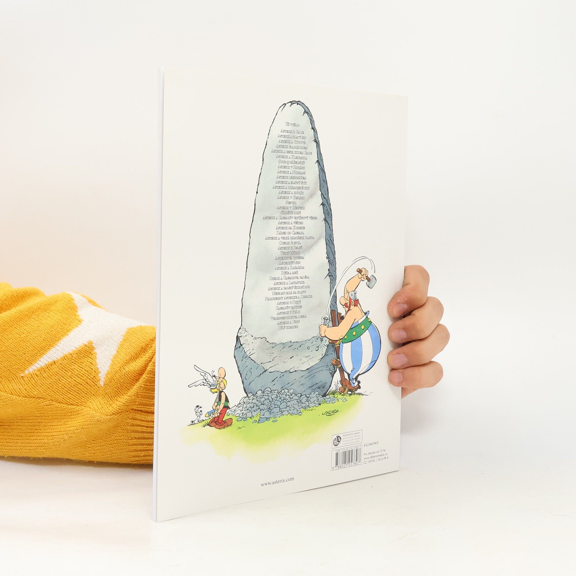 Fabcaro Asterix 40 - Bílý kosatec