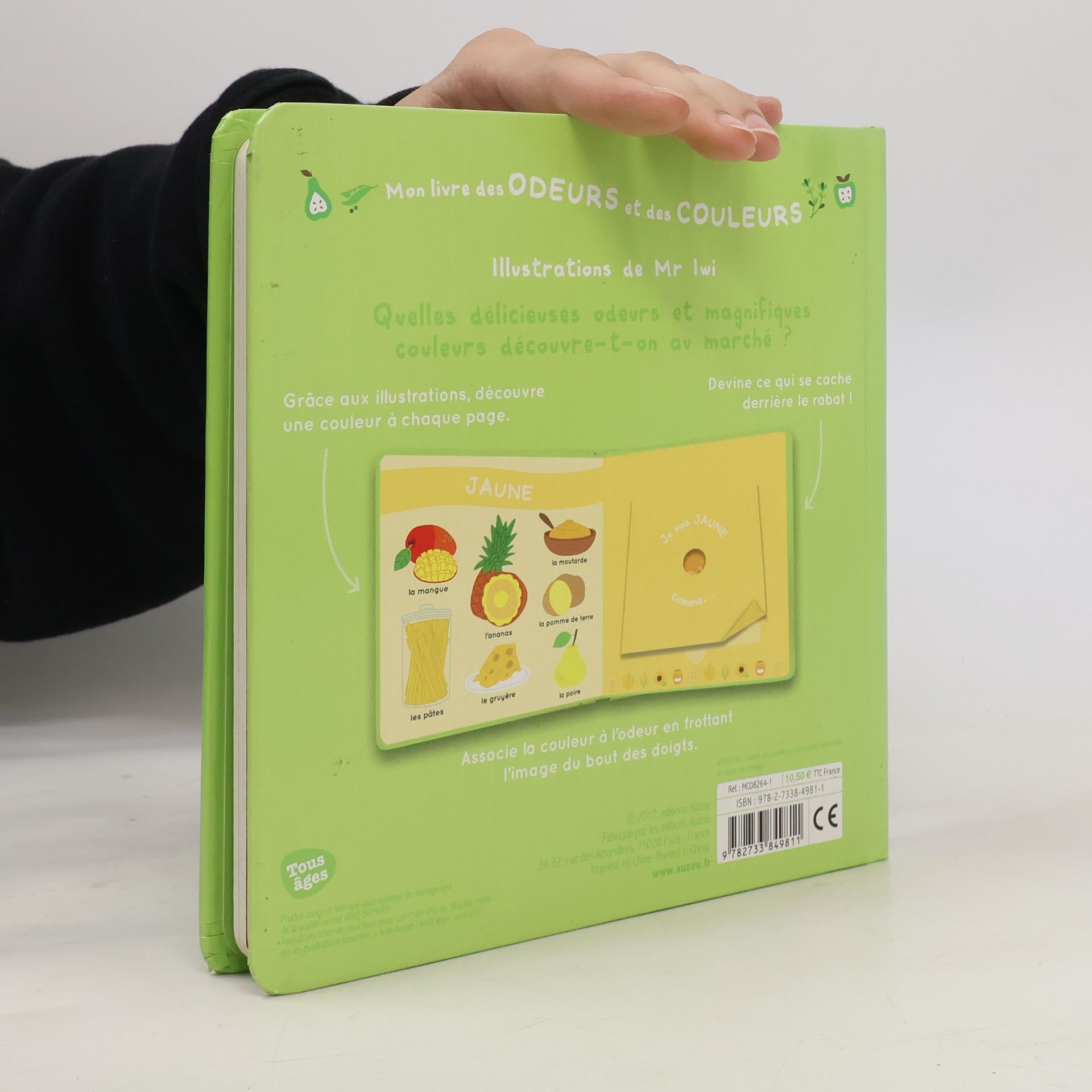 Auteurscollectief Mon livre des odeurs et des couleurs