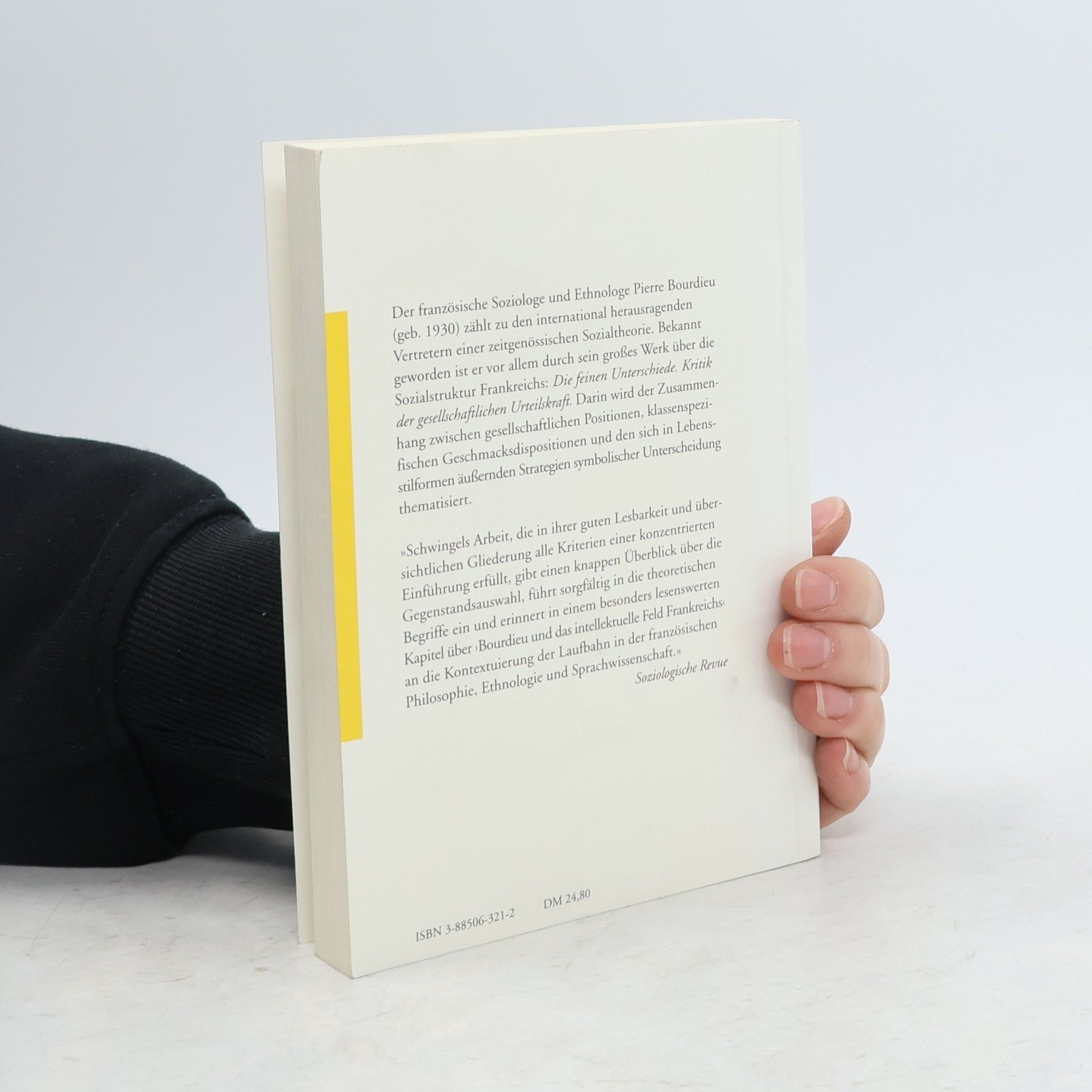 Markus Schwingel Pierre Bourdieu zur Einführung