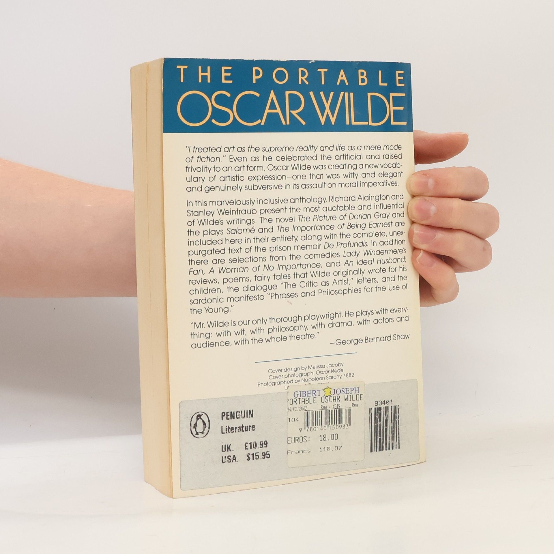 Oscar Wilde The Portable Oscar Wilde