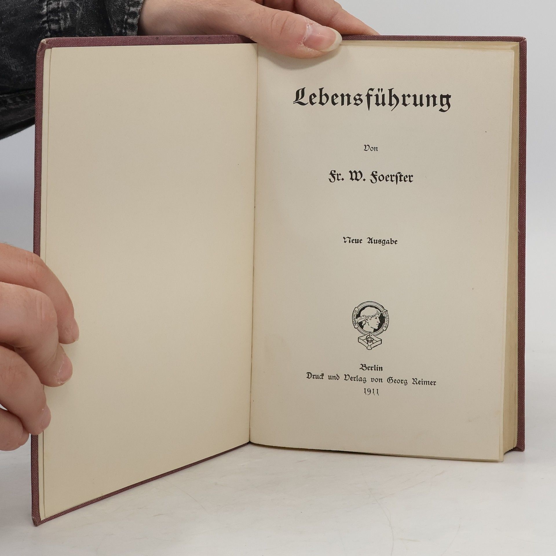 Fr. W. Foerster Lebensführung