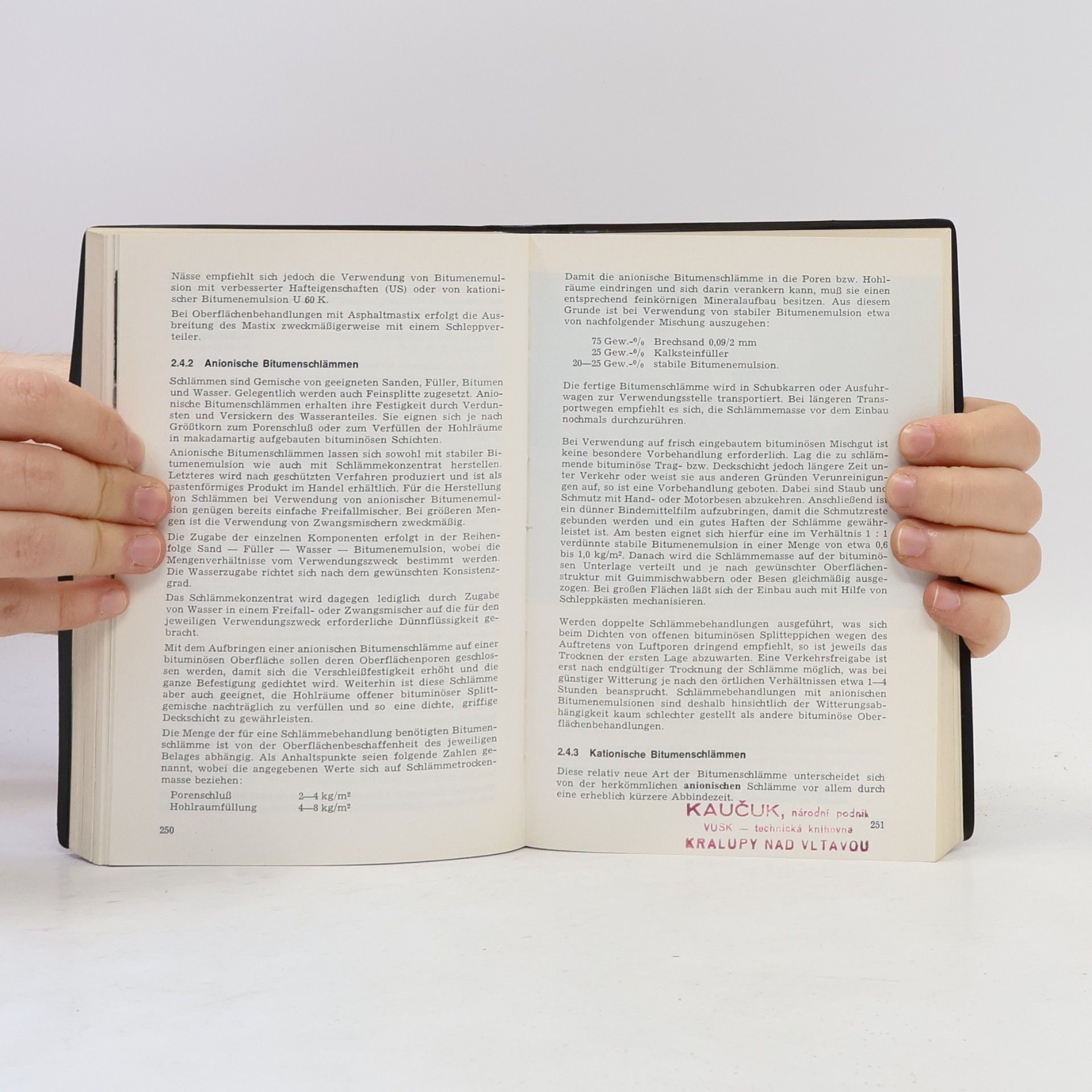 Wilfrid Fuhrmann Bitumen und Asphalt Taschenbuch