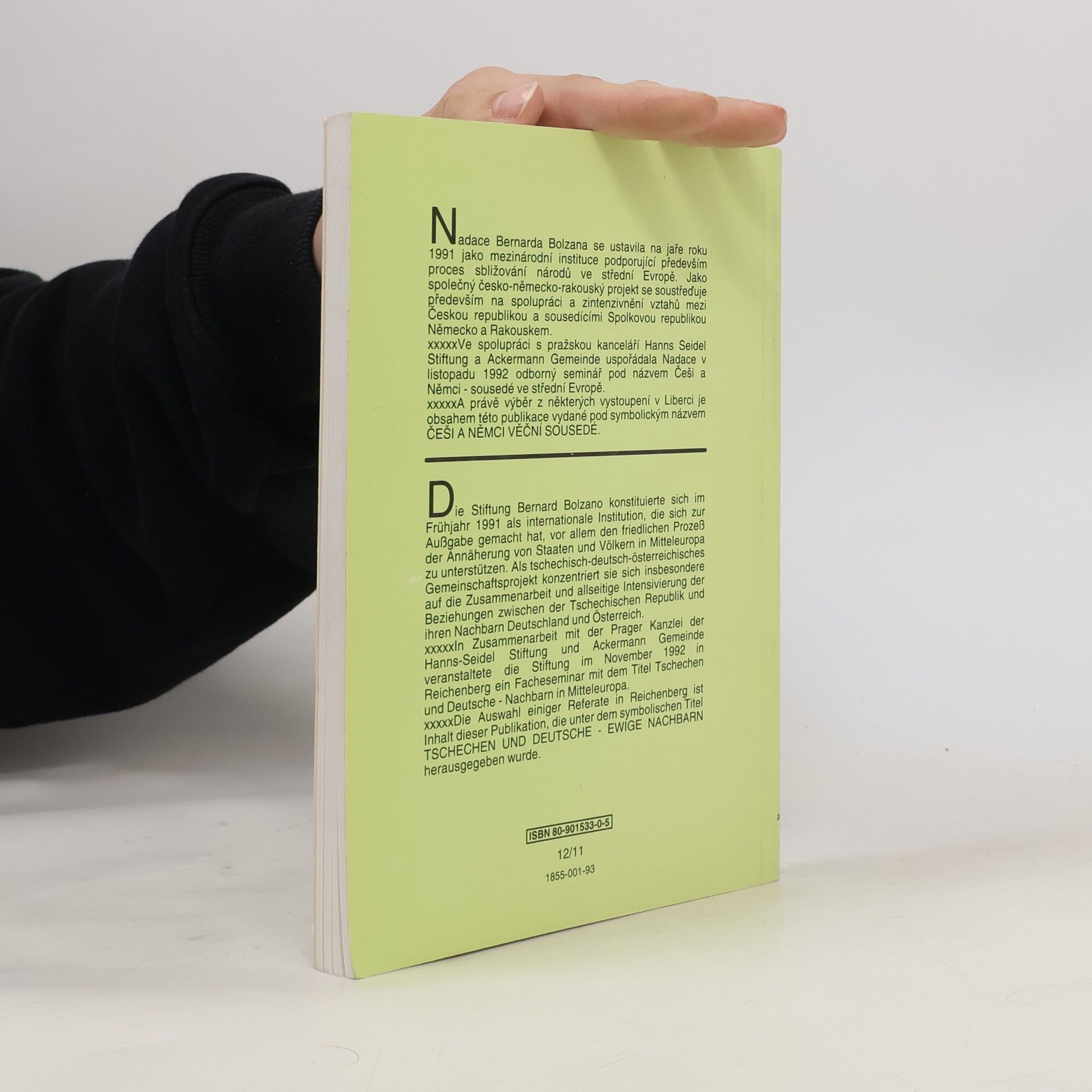 Ondřej Neff Češi a Němci – věční sousedé
