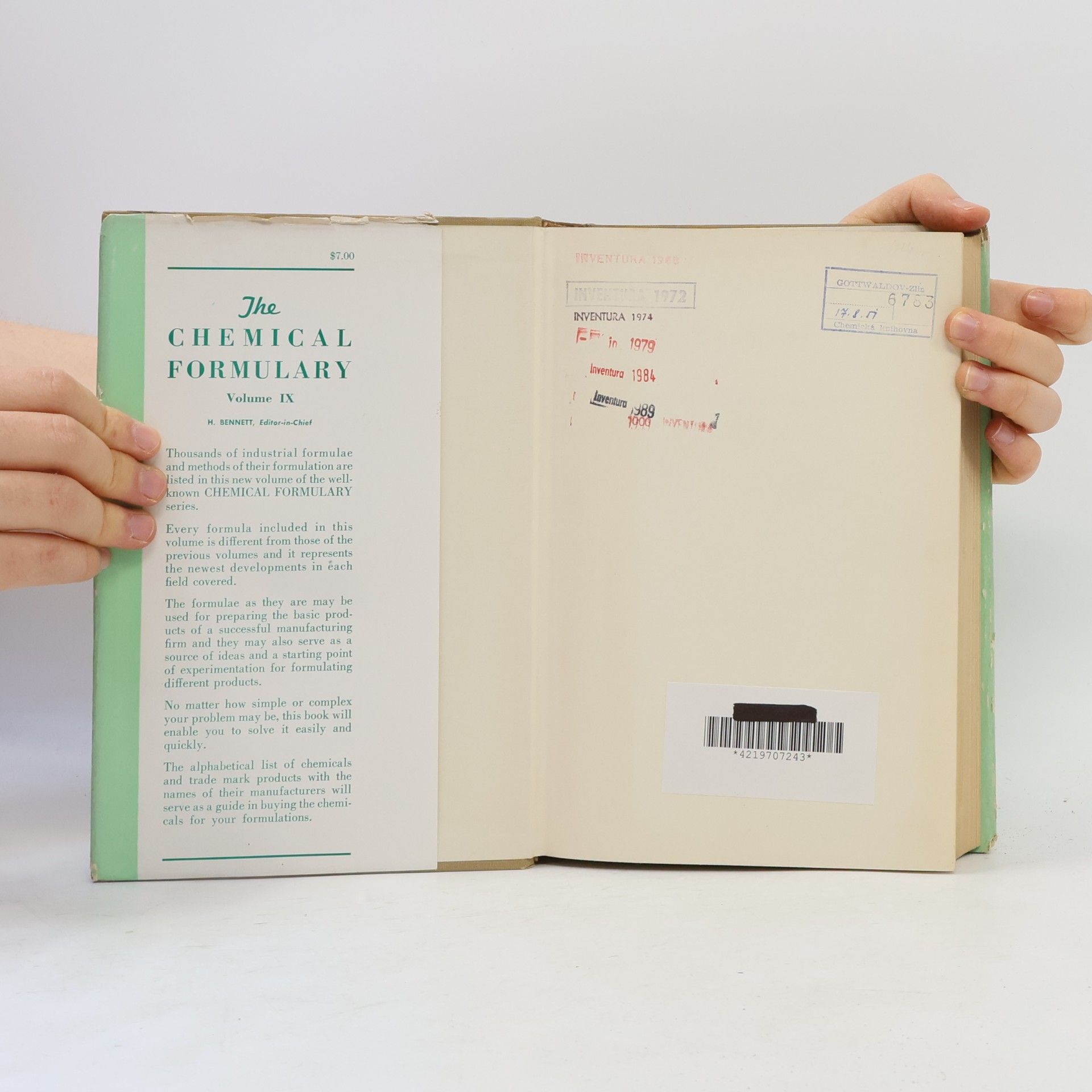 H. Bennett The Chemical Formulary IX.