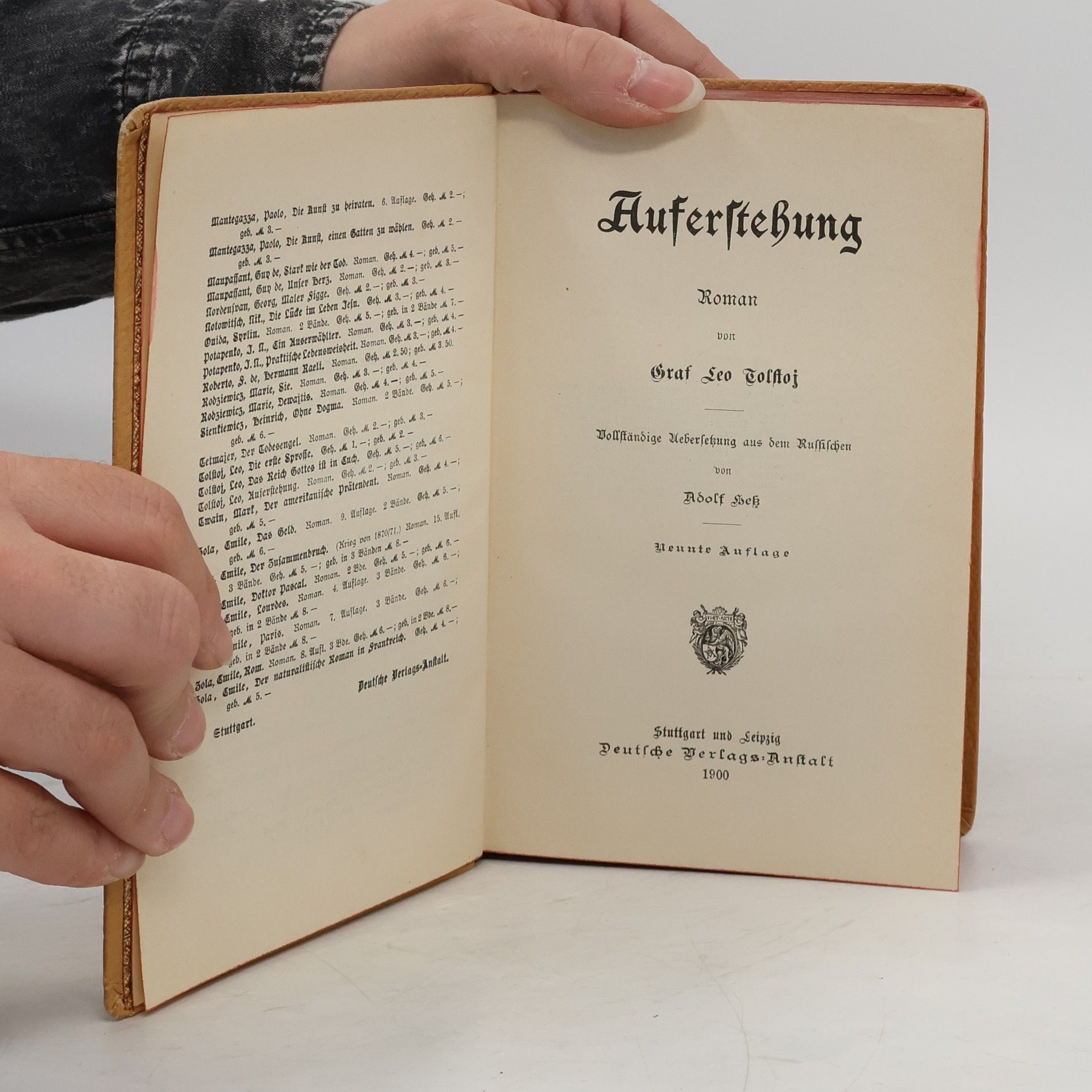 Lew Nikolajewitsch Tolstoi Auferstehung