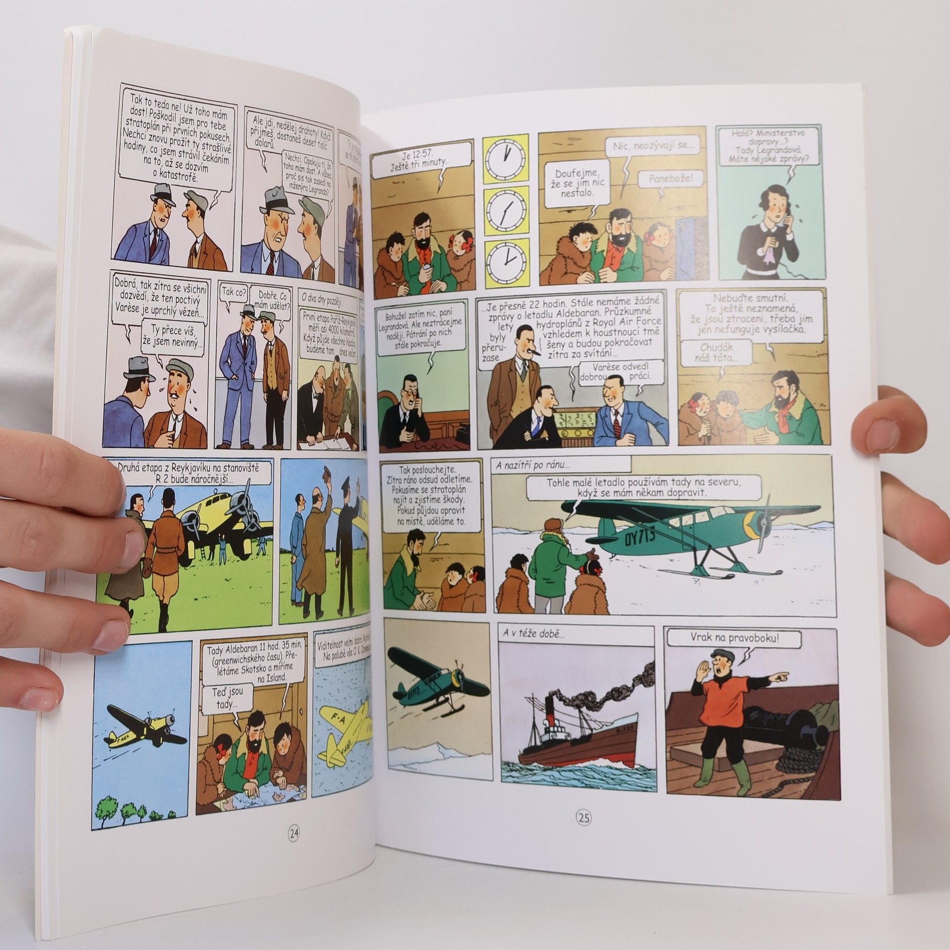 Hergé Stratoplán H 22. 2. část. Směr New York