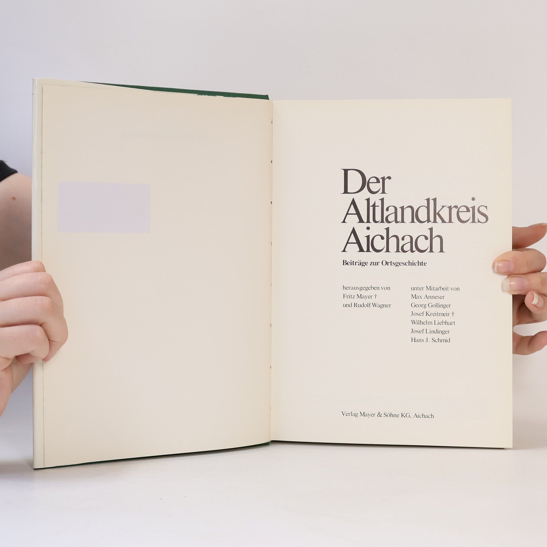 Kolektiv autorů Der Altlandkreis Aichach
