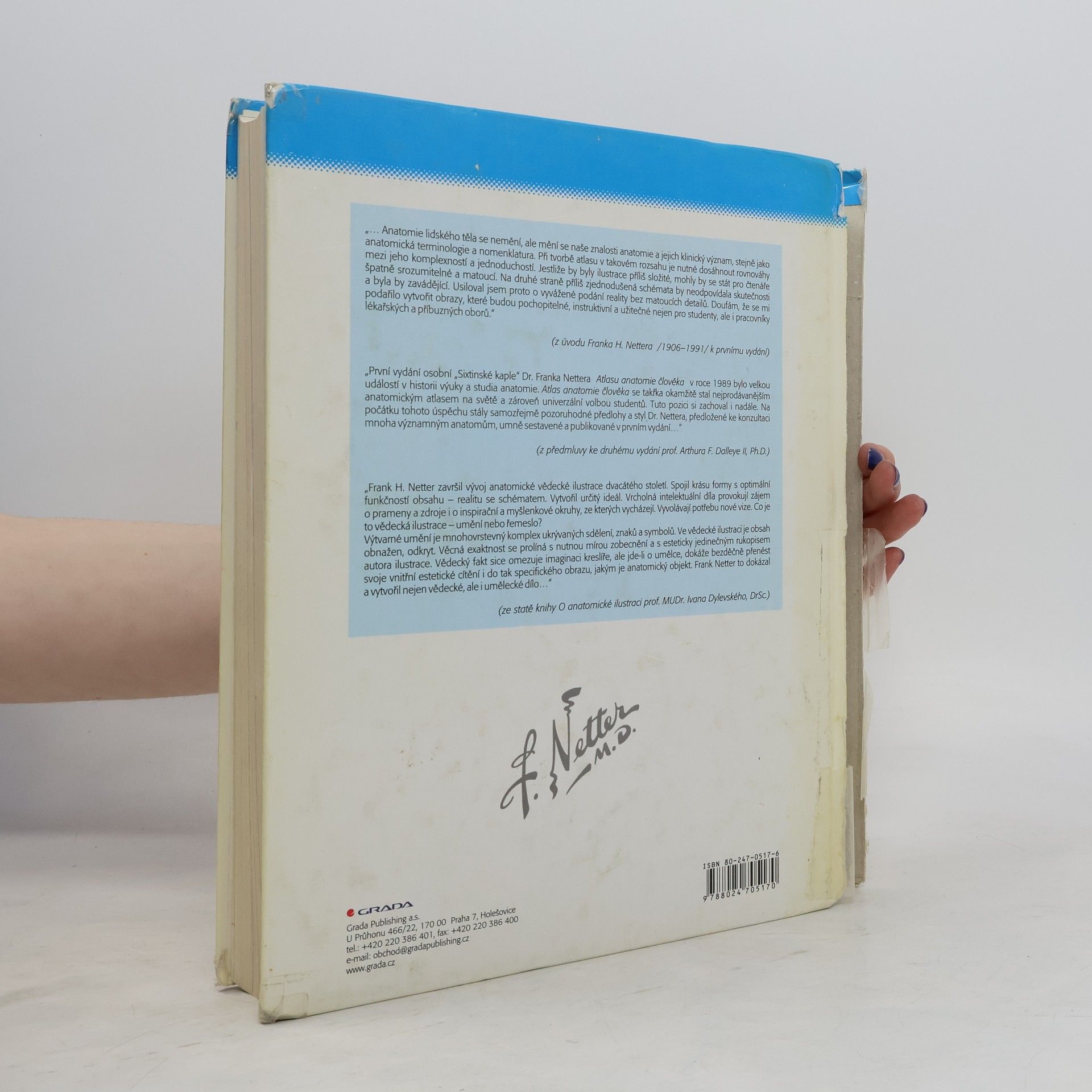 Frank Netter Anatomický atlas člověka