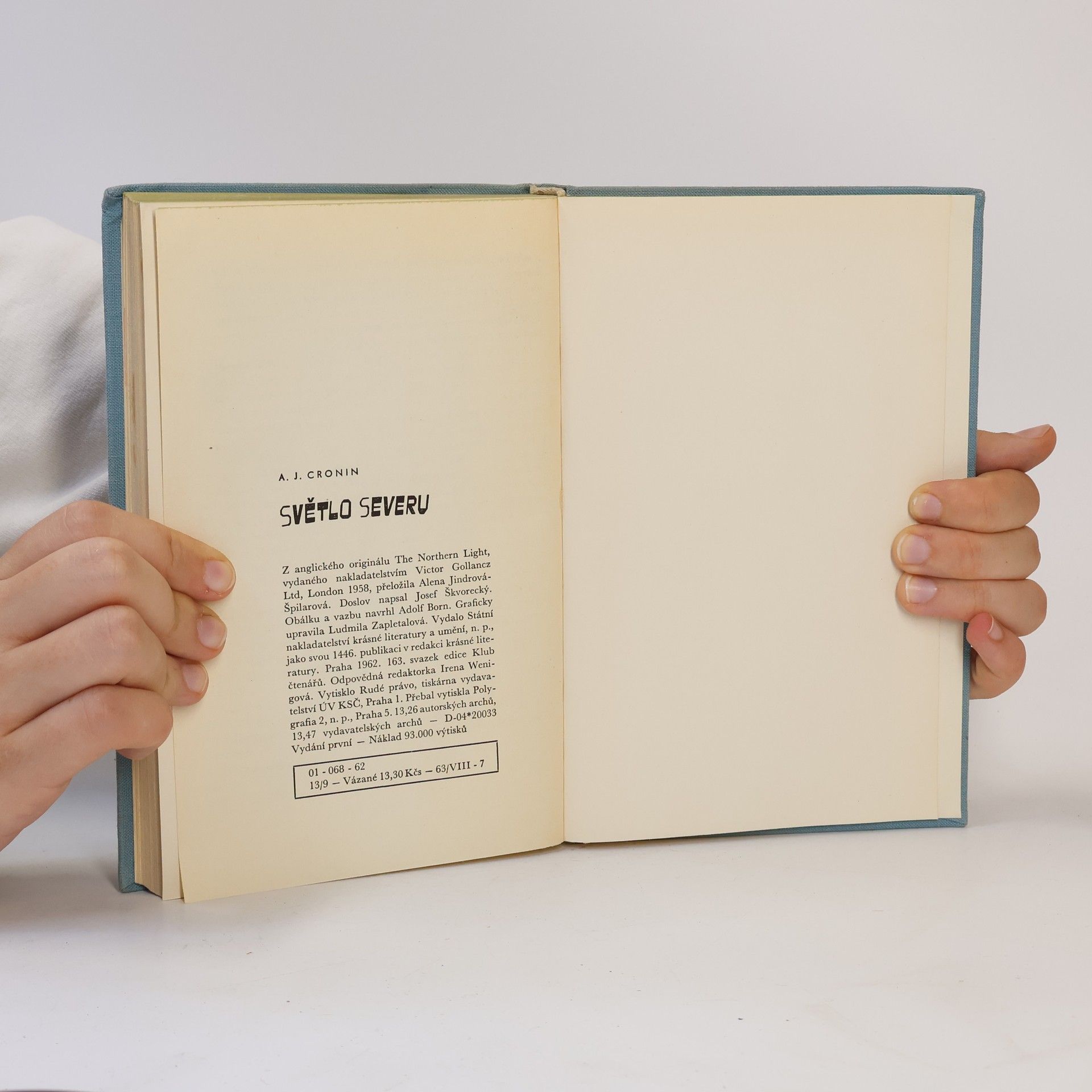 A. J. Cronin Světlo severu