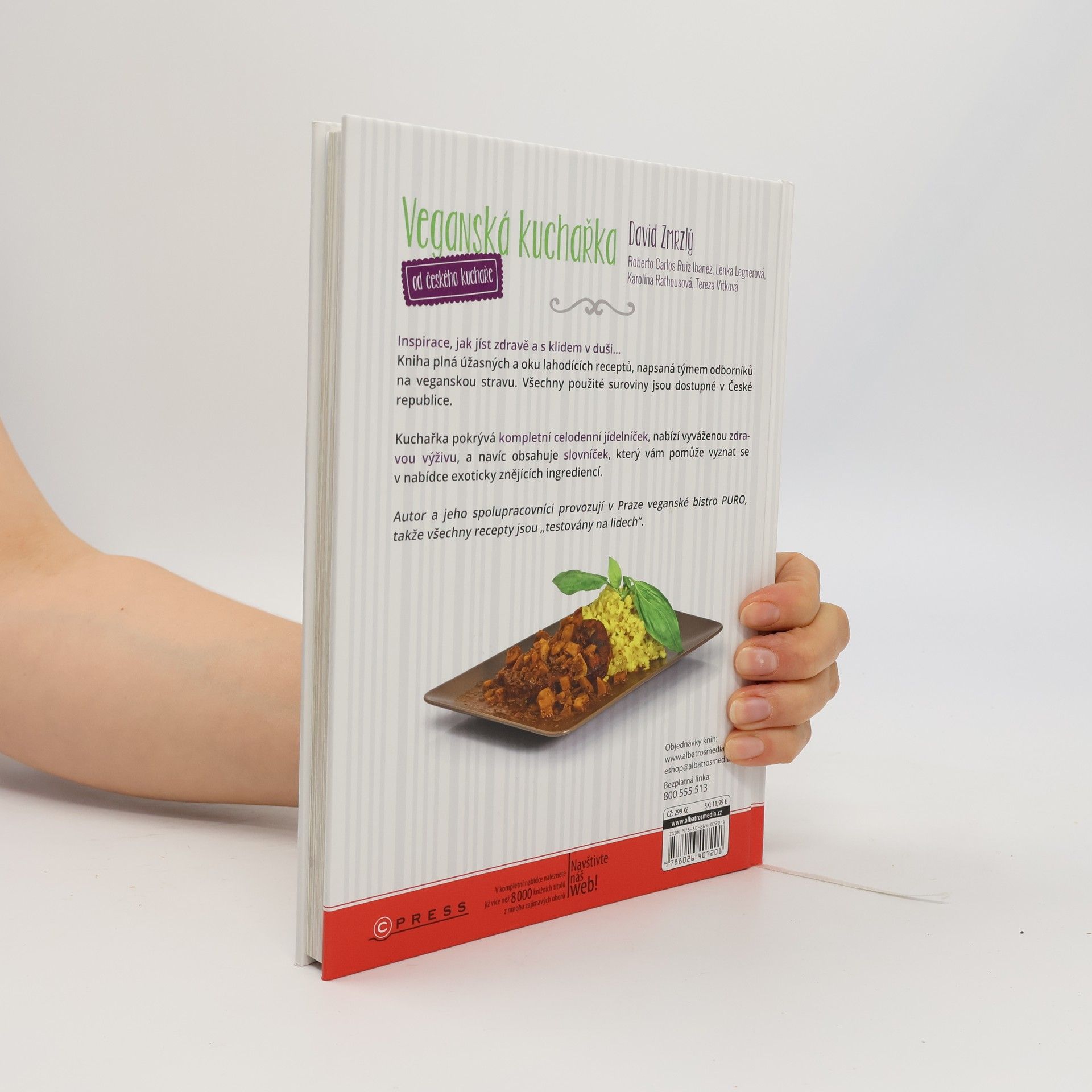 David Zmrzlý Veganská kuchařka: Od českého kuchaře