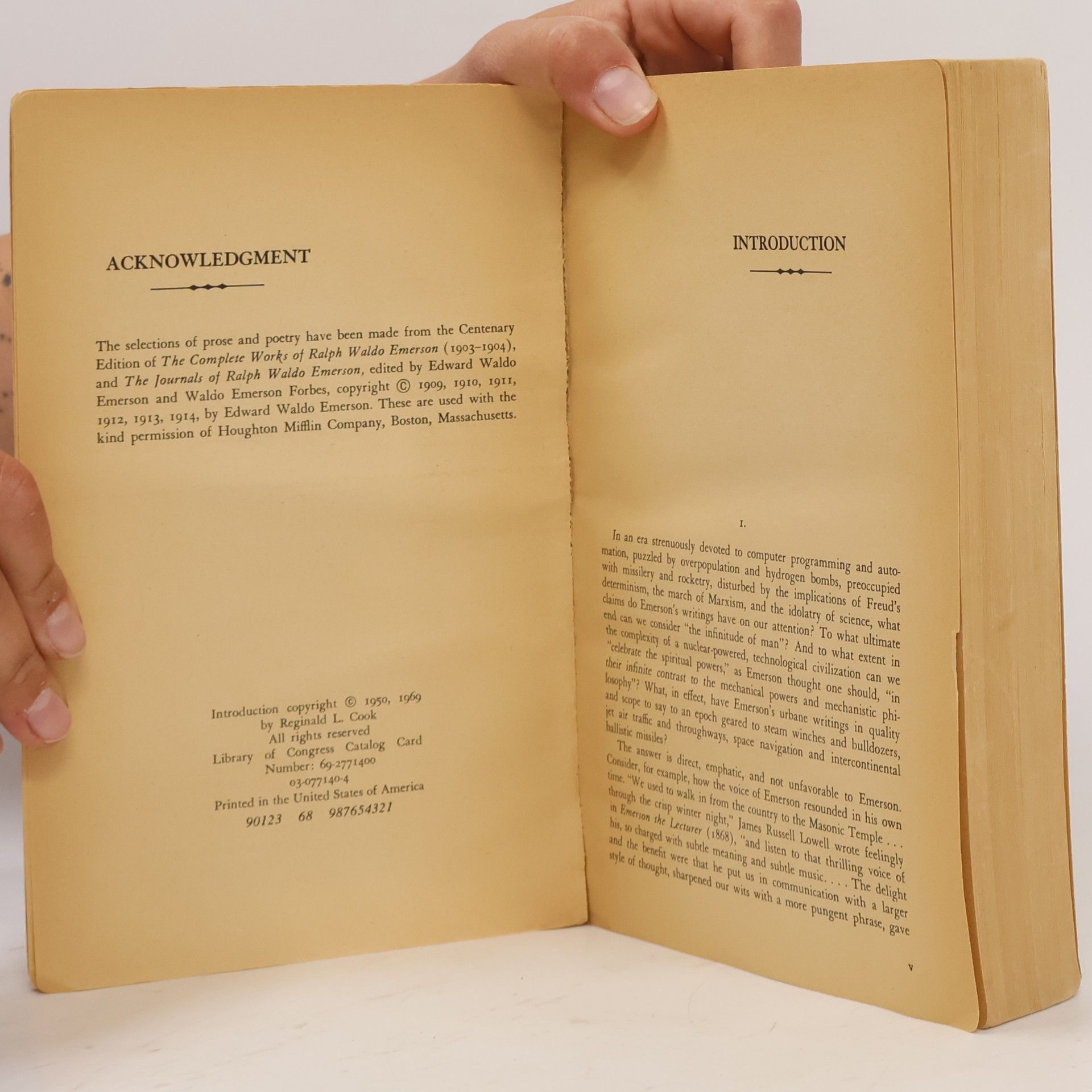 Ralph Waldo Emerson Selected Prose and Poetry