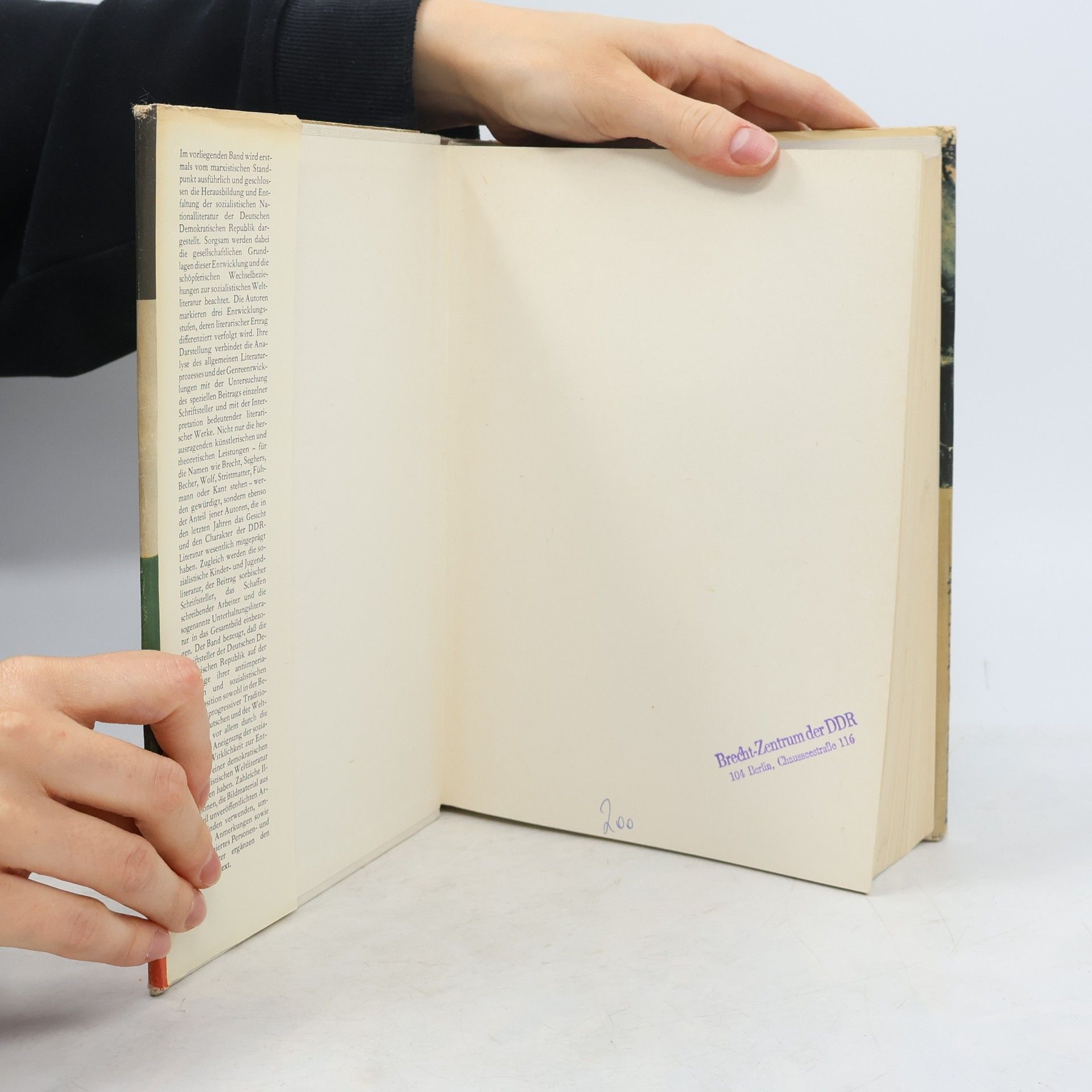 Autores varios Geschichte der Literatur der Deutschen Demokratischen Republik