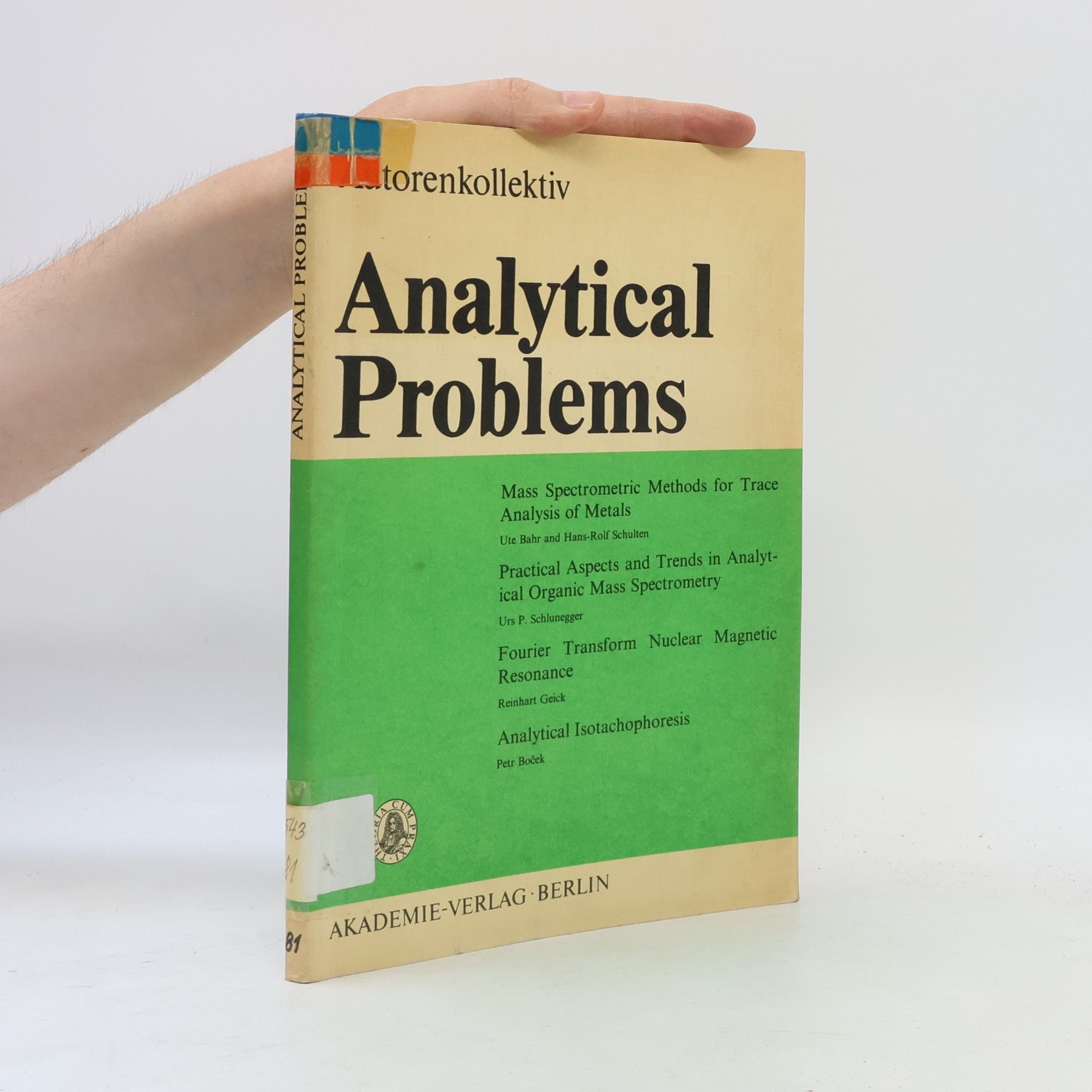 Collectif d'auteurs Analytical Problems