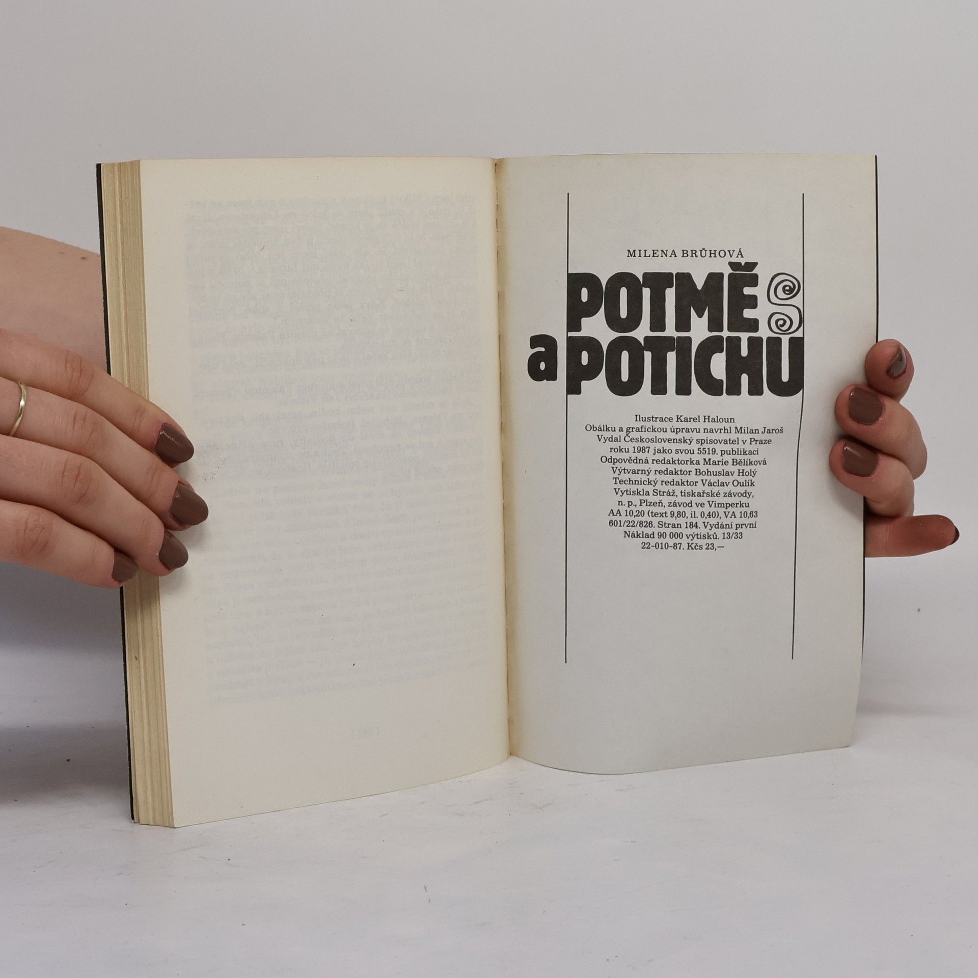 Milena Brůhová Potmě a potichu