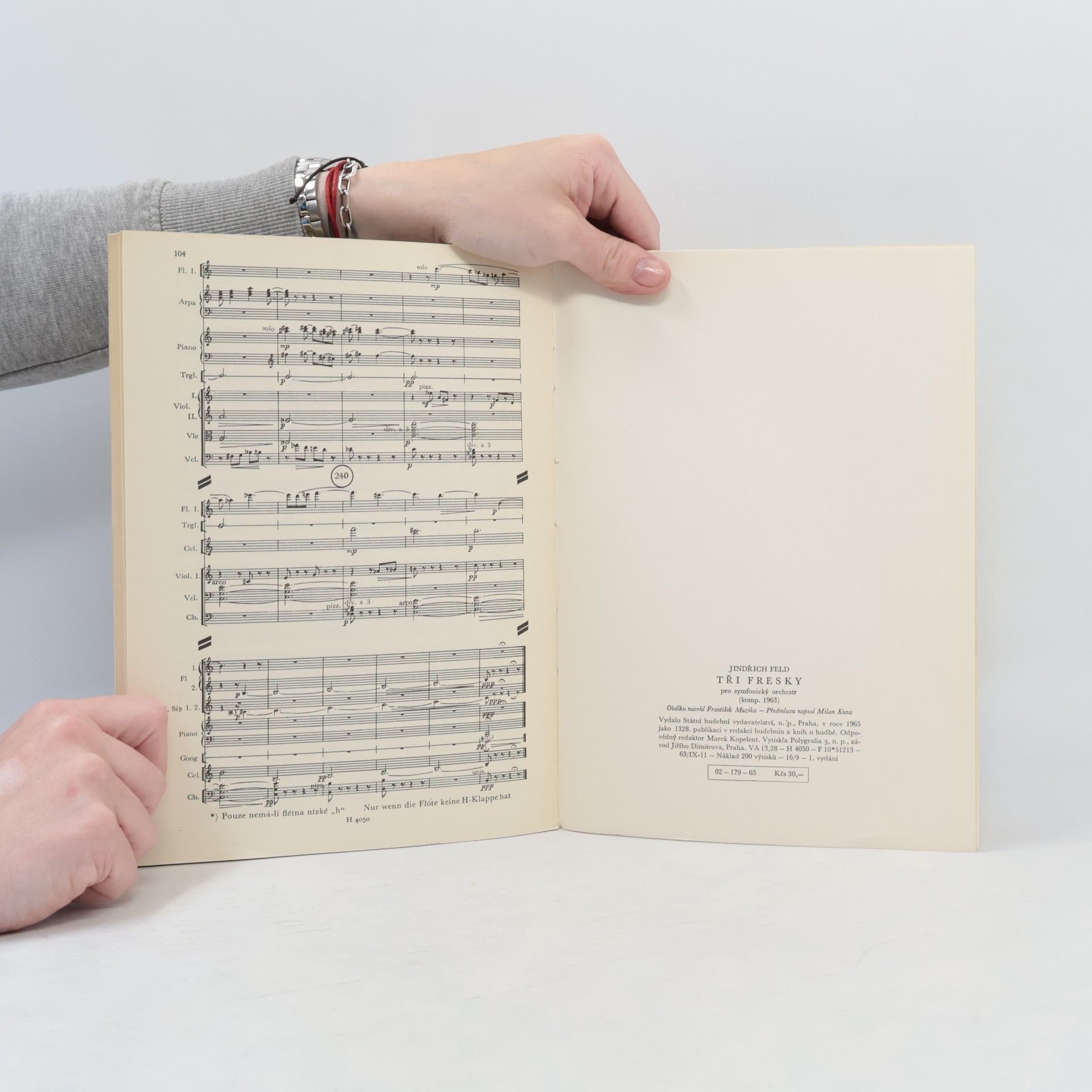 Jindřich Feld Tři fresky pro symfonický orchestr