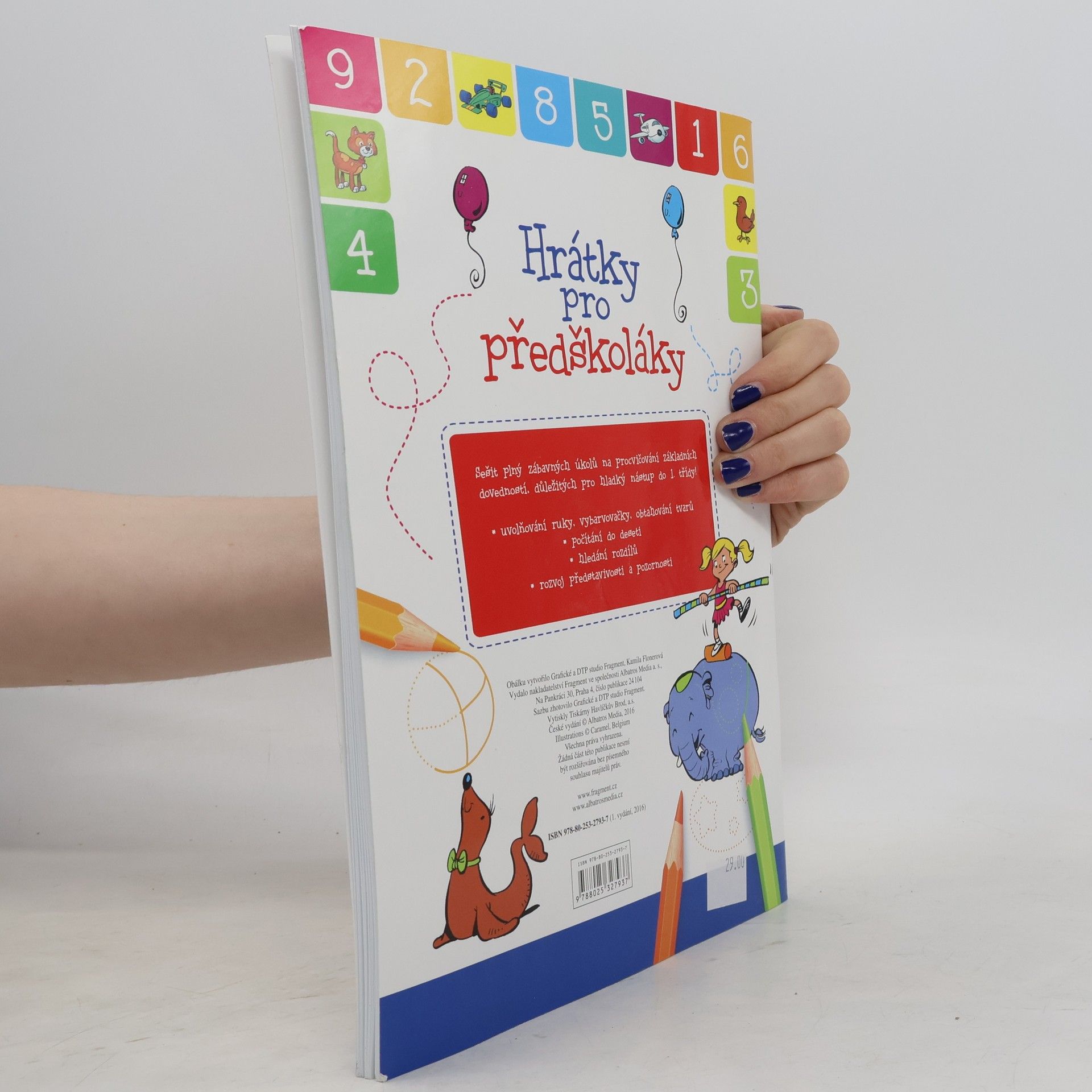 Autorenkollektiv Hrátky pro předškoláky: Trénuj! grafomotoriku, počítání, pozornost, představivost