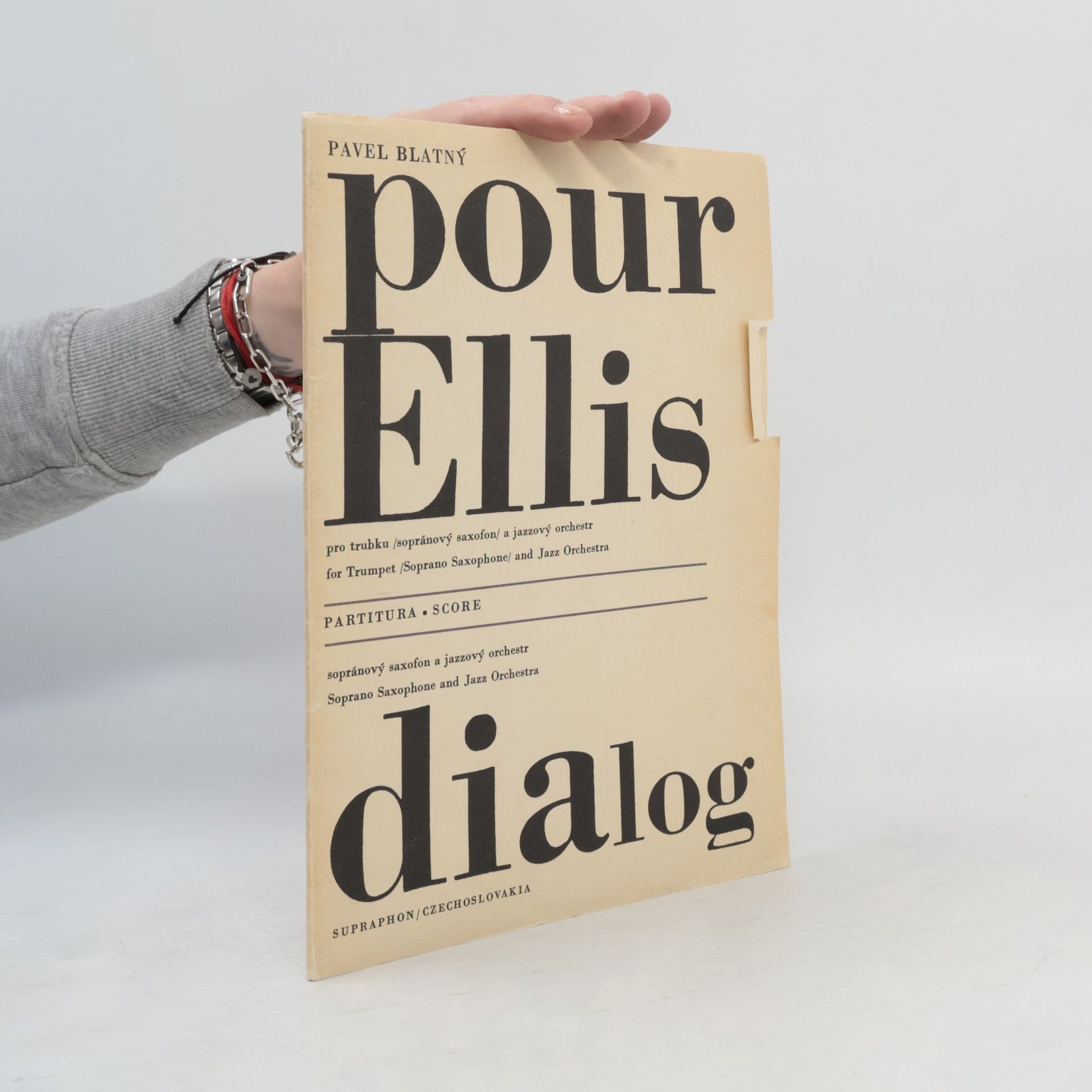 Pavel Blatný Pour Ellis. Dialog