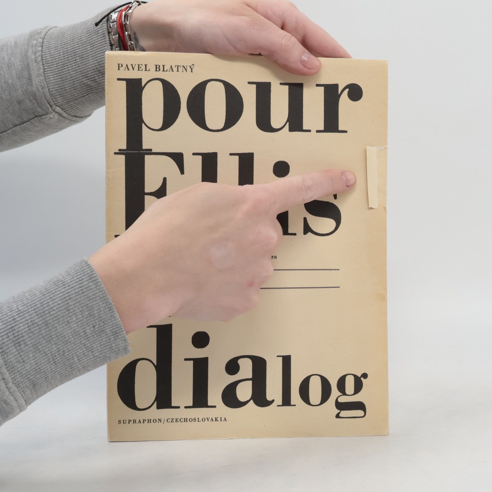 Pavel Blatný Pour Ellis. Dialog