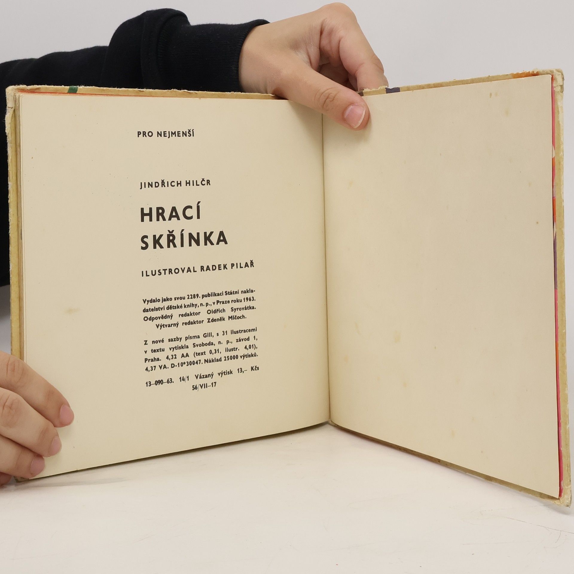 Jindřich Hilčr Hrací skříňka