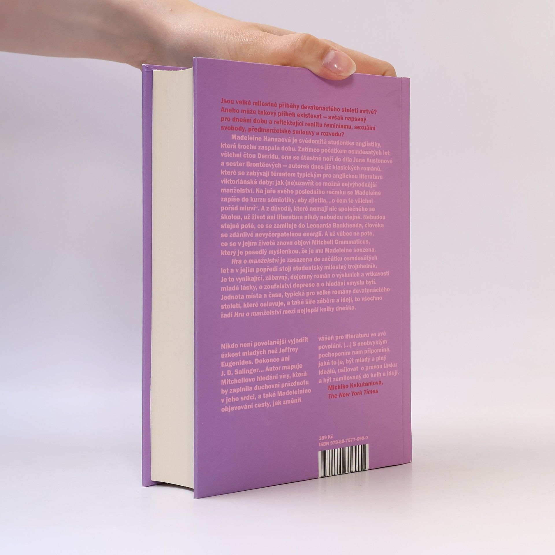 Jeffrey Eugenides Hra o manželství