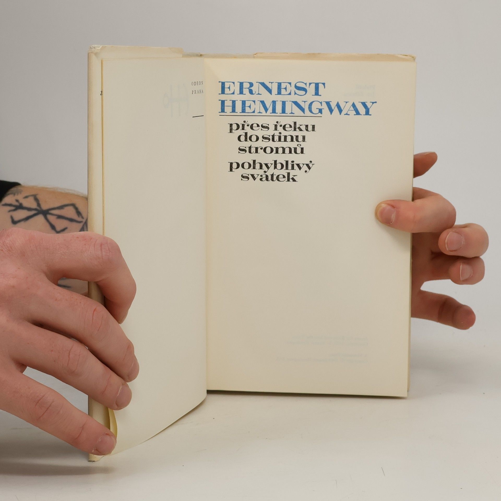 Ernest Hemingway Přes řeku do stínu stromů. Pohyblivý svátek
